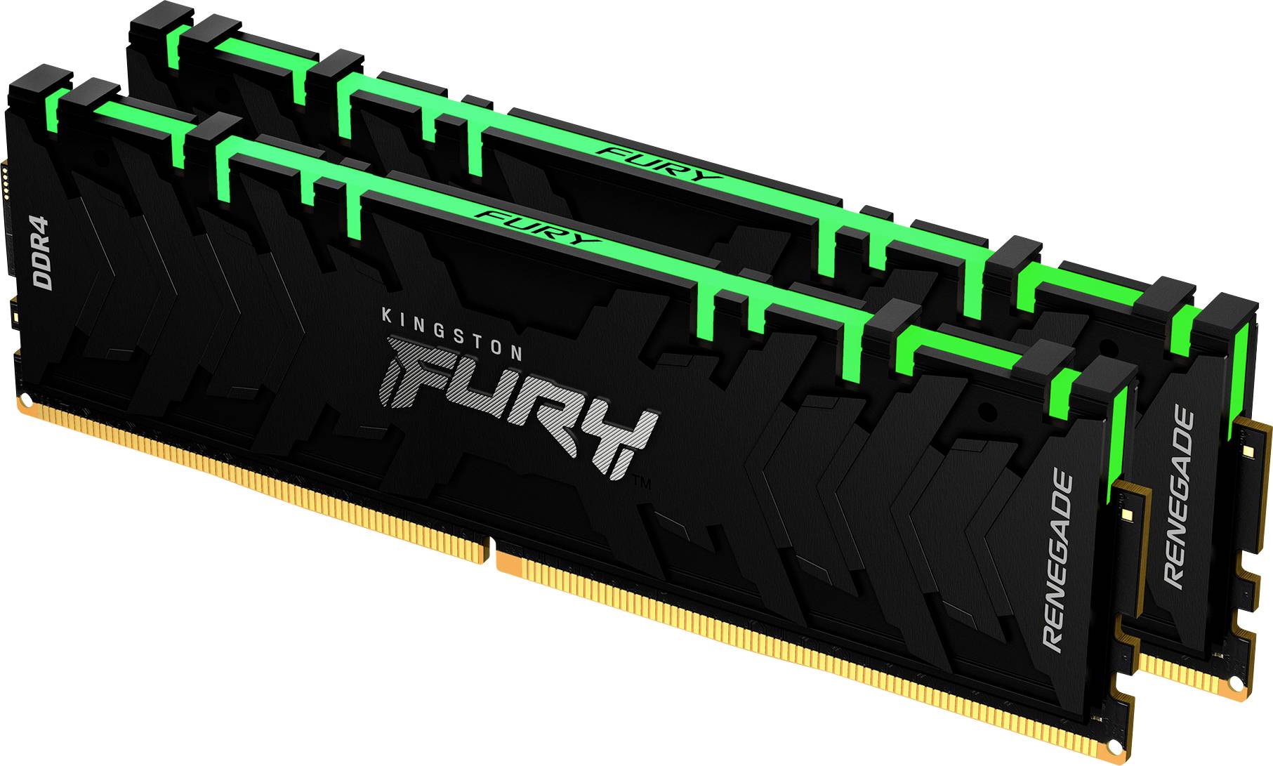 Kingston FURY Renegade RGB Mémoire pour PC DDR4 64 GB 2 x 32 GB 3200 MHz DIMM 288 broches CL16 KF432C16RBAK2/64