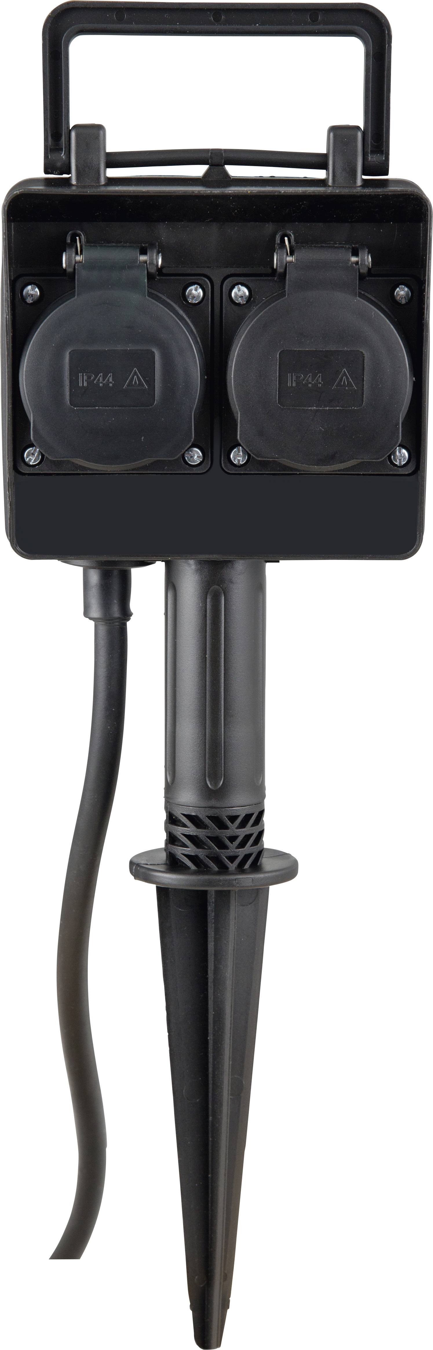 Heitronic 35466 Bloc multiprise x2