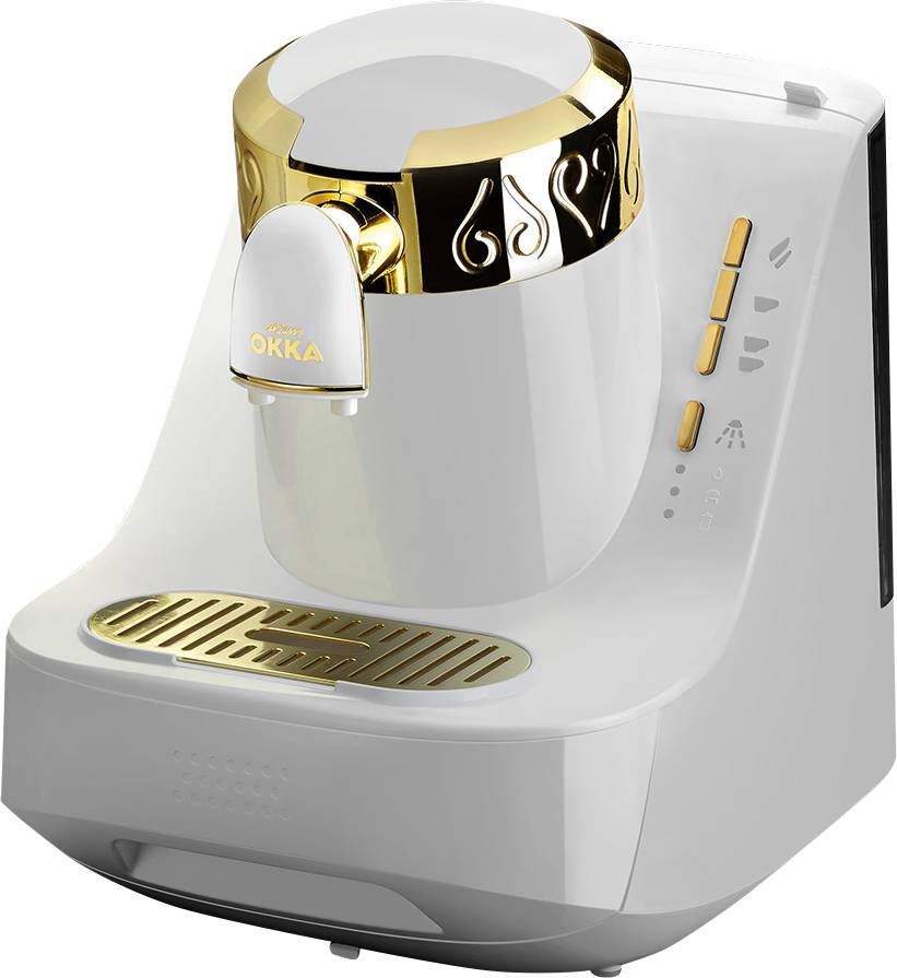 arzum OK008-W Cafetière moka or, blanc Nombre de tasse=2