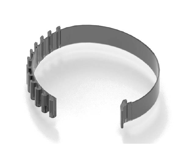 Heidemann 36471 IQ-Clip Gr. M Serre-câble noir 10 pc(s)