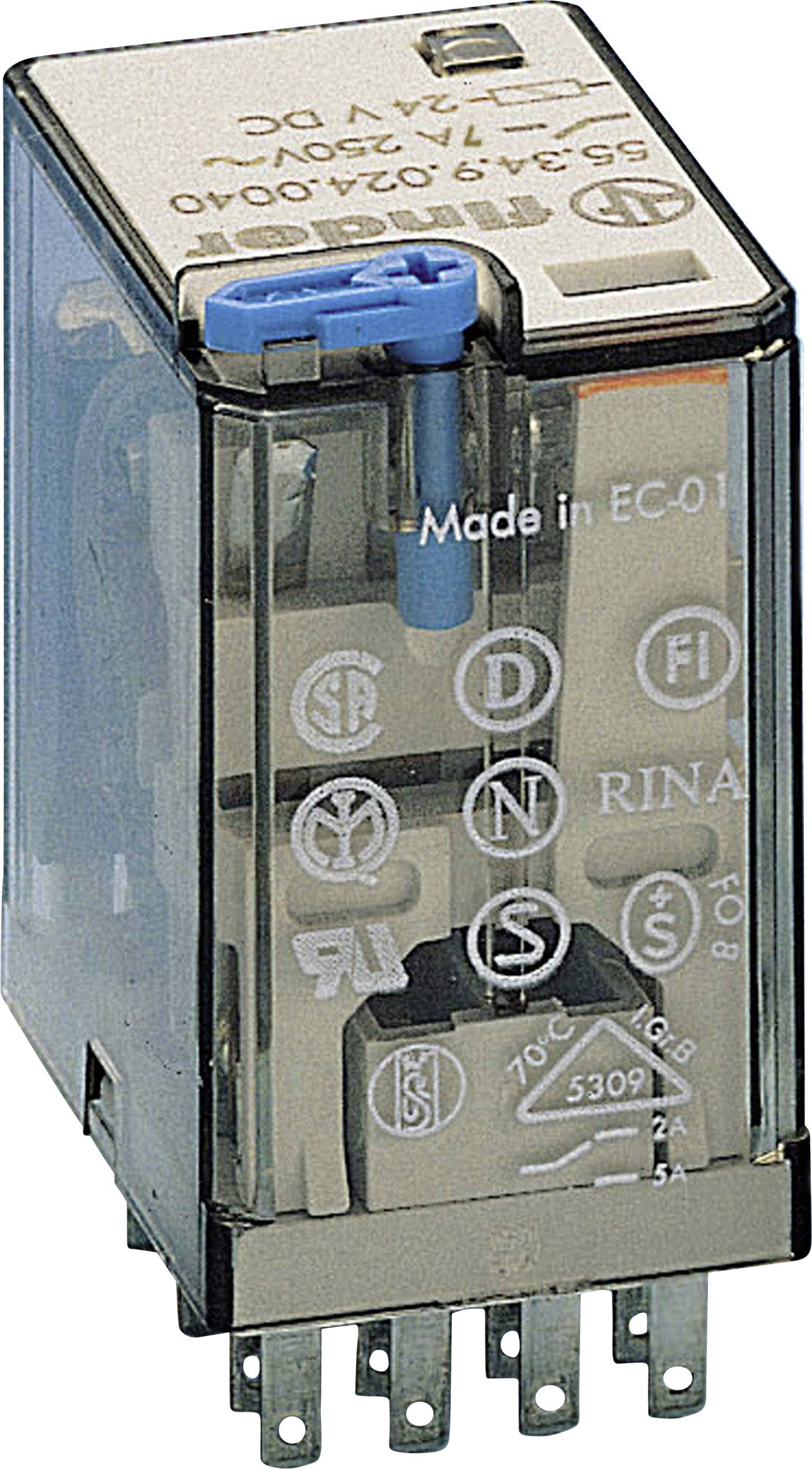 Finder 55.34.9.048.0000 Relais enfichable 48 V/DC 7 A 4 inverseurs (RT) 1 pc(s)