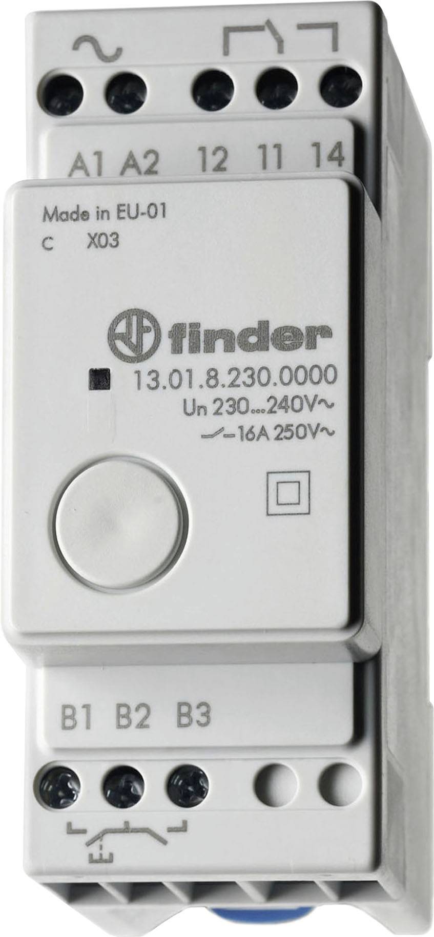 Télérupteur pour profilé Finder 13.01.0.012.0000 1 inverseur (RT) 12 V DC/AC 1 pc(s)