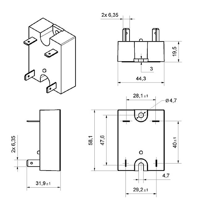 Crouzet Relais à semi-conducteurs 84134017N 25 A Tension de contact (max.): 280 V/AC Passage par zéro spécial 1 pc(s)
