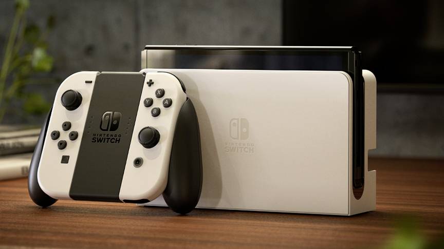 Nintendo Console Switch OLED 64 GB blanc