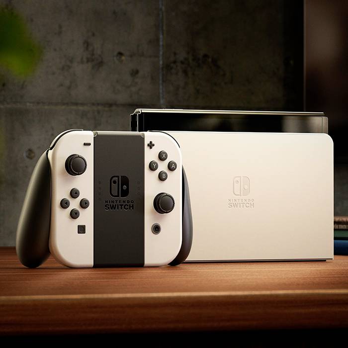 Nintendo Console Switch OLED 64 GB blanc