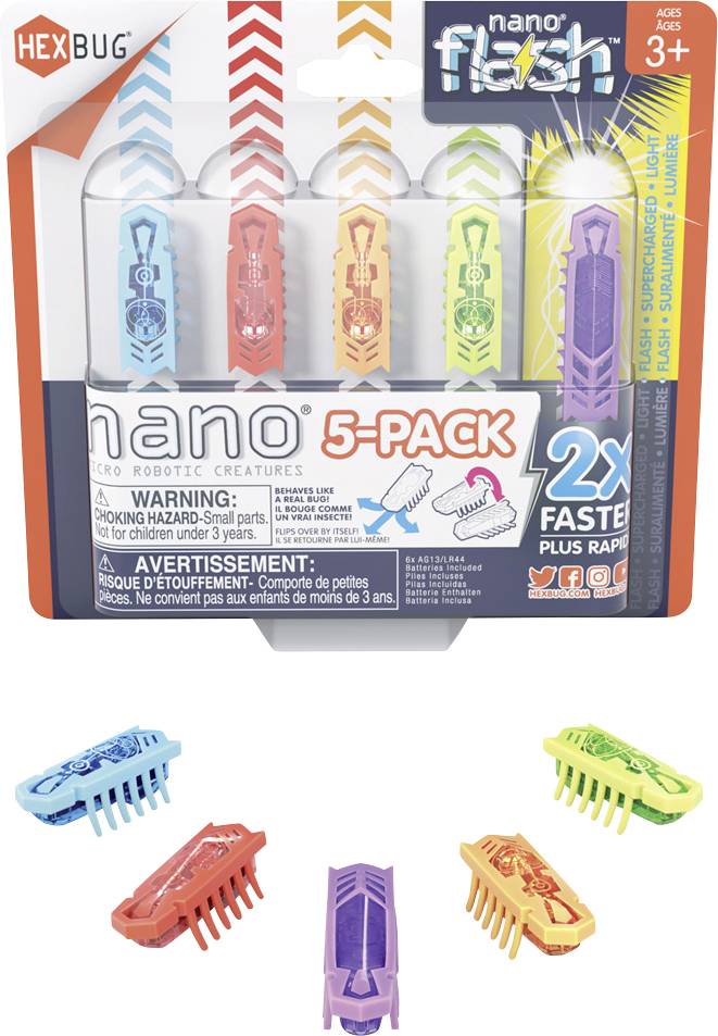 HexBug Nano+ Flash 5er Robot jouet