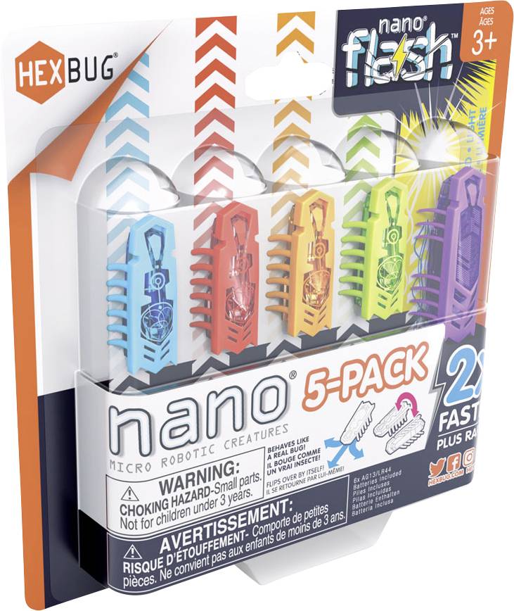 HexBug Nano+ Flash 5er Robot jouet