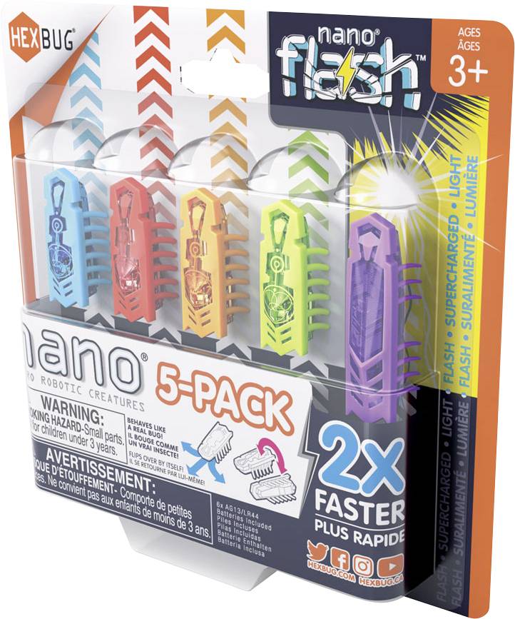 HexBug Nano+ Flash 5er Robot jouet