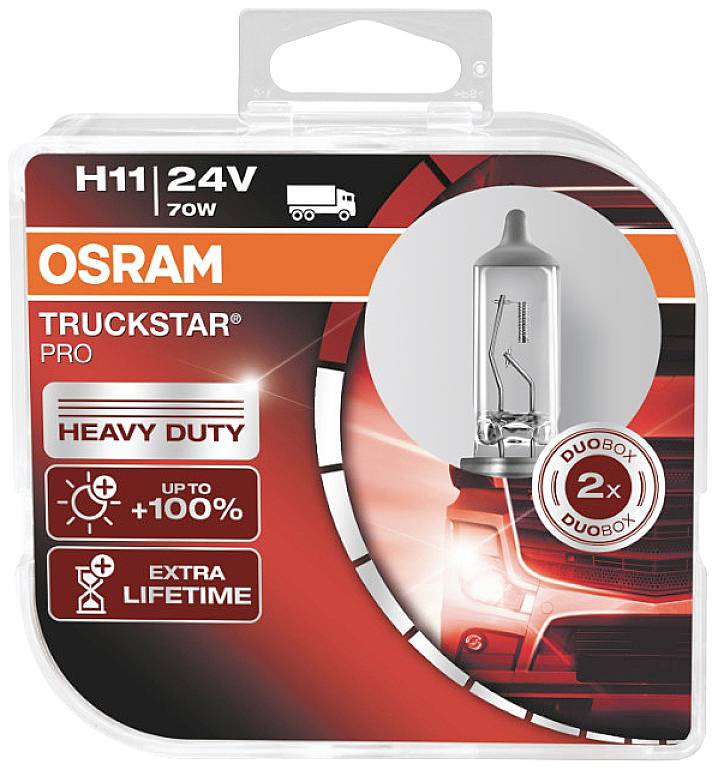 Osram Automotive 64216TSP-HCB Ampoule halogène Truckstar H11 70 W 24 V
