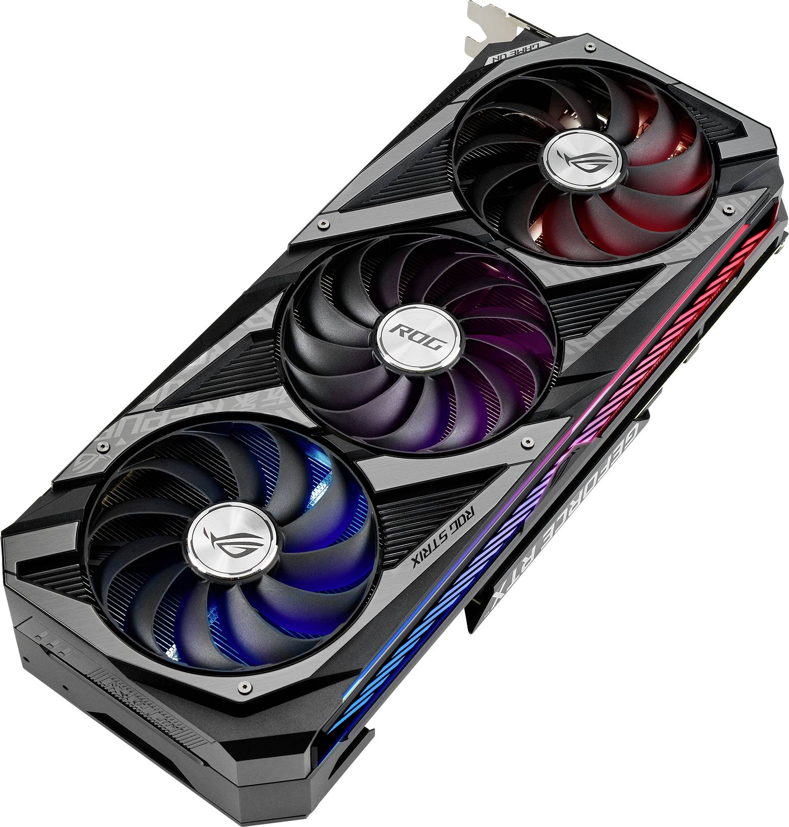 Asus Carte graphique Nvidia GeForce RTX 3060 Ti Strix 8 GB GDDR6-RAM PCIe HDMI™, DisplayPort éclairage RGB
