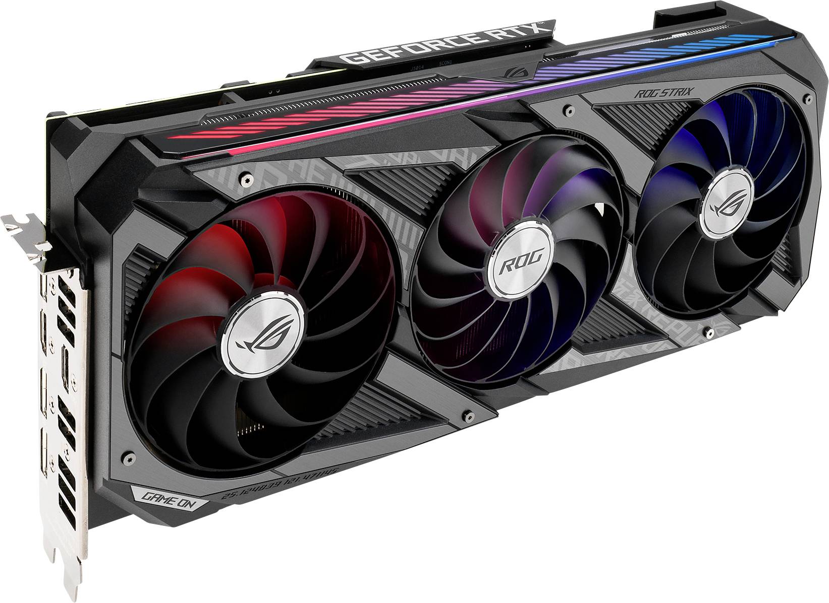 Asus Carte graphique Nvidia GeForce RTX 3060 Ti Strix 8 GB GDDR6-RAM PCIe HDMI™, DisplayPort éclairage RGB