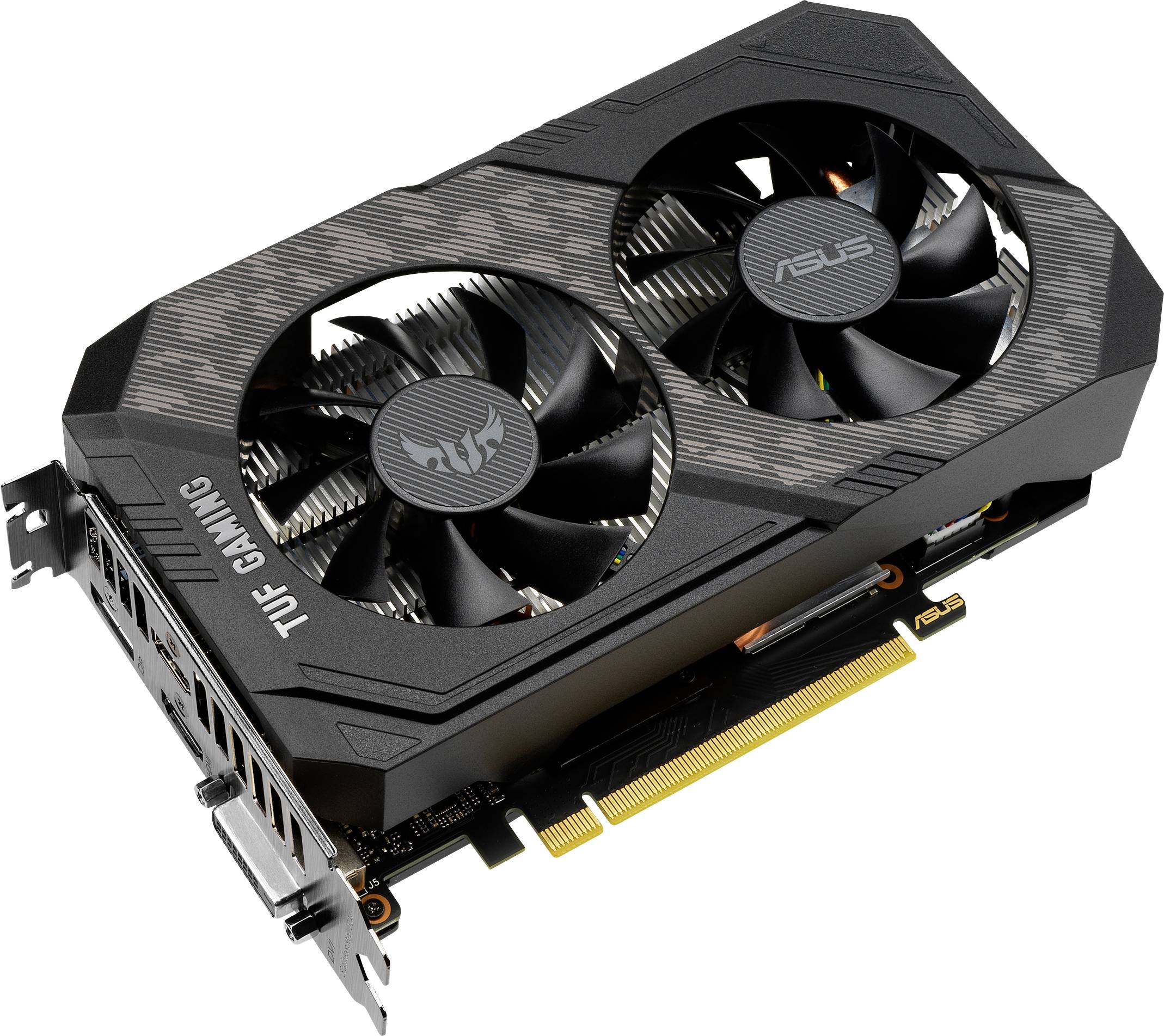 Asus Carte graphique Nvidia GeForce GTX1660 Ti Evo Gaming 6 GB GDDR6-RAM PCIe HDMI™, DVI, DisplayPort