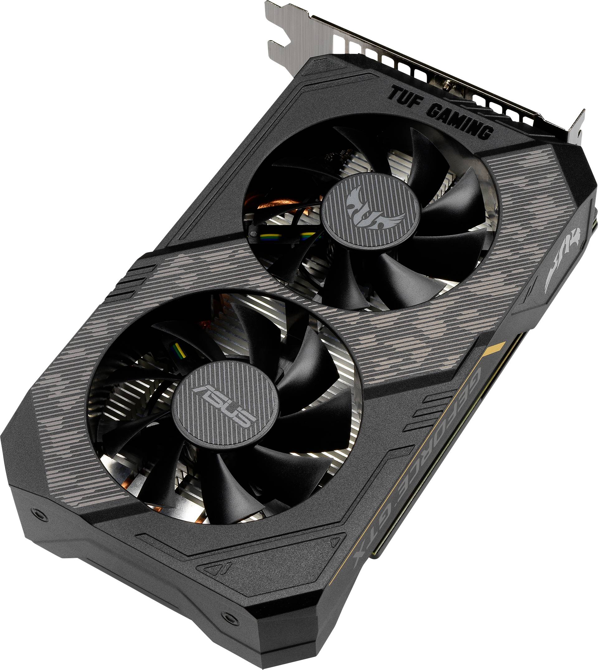 Asus Carte graphique Nvidia GeForce GTX1660 Ti Evo Gaming 6 GB GDDR6-RAM PCIe HDMI™, DVI, DisplayPort
