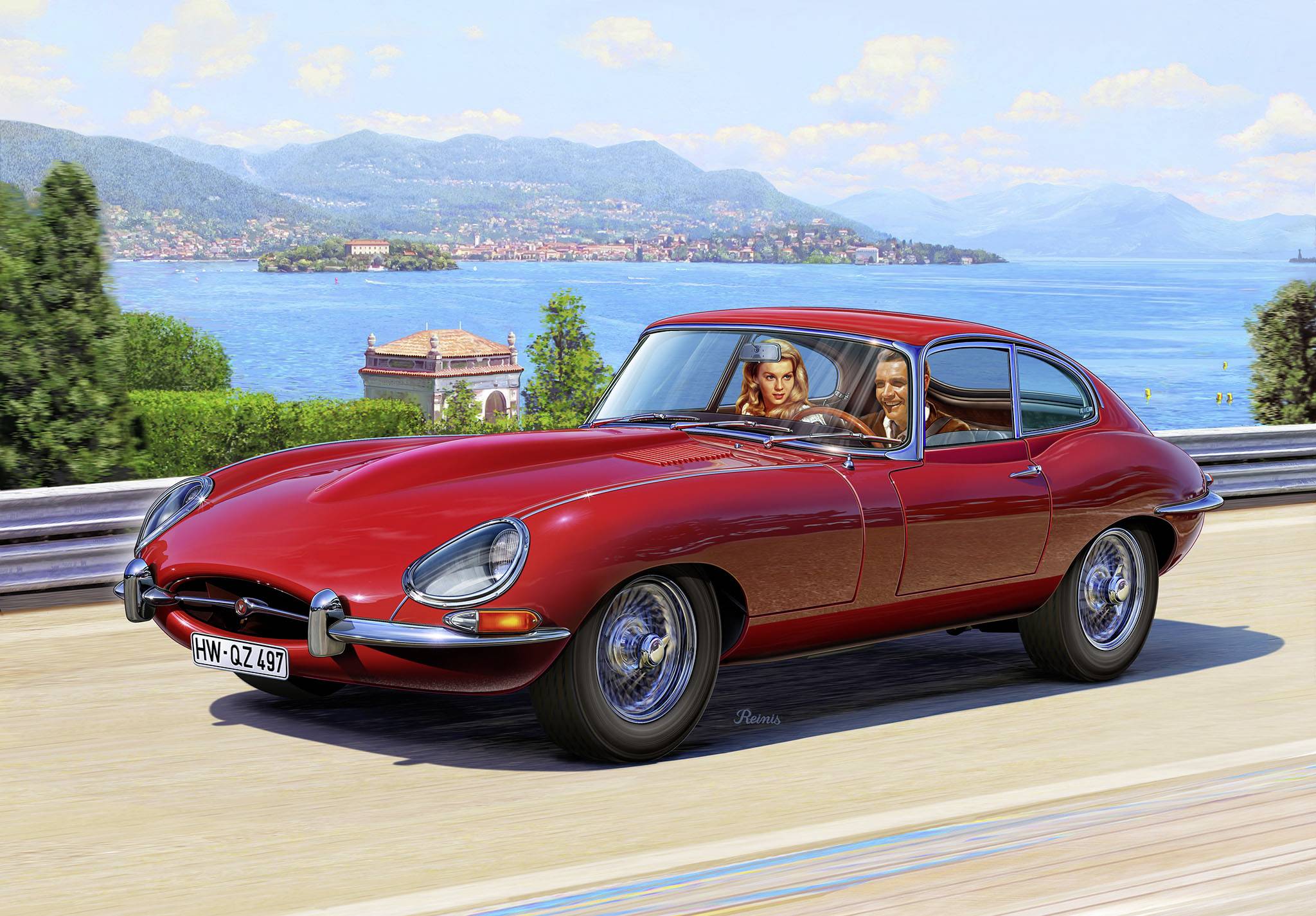 Revell 67668 RV Model-Set Jaguar E-Type Coupé Maquette de voiture 1:24