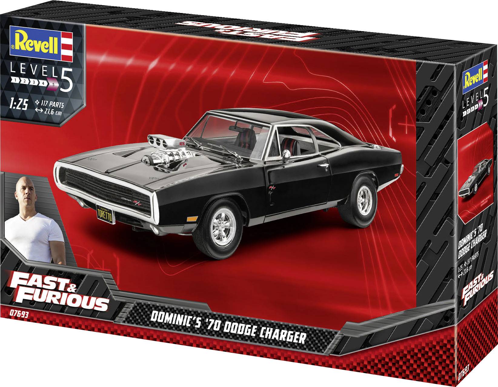 Revell Fast & Furious - Dominics 1970 Dodge Charger 1:24 Modèle réduit de voiture