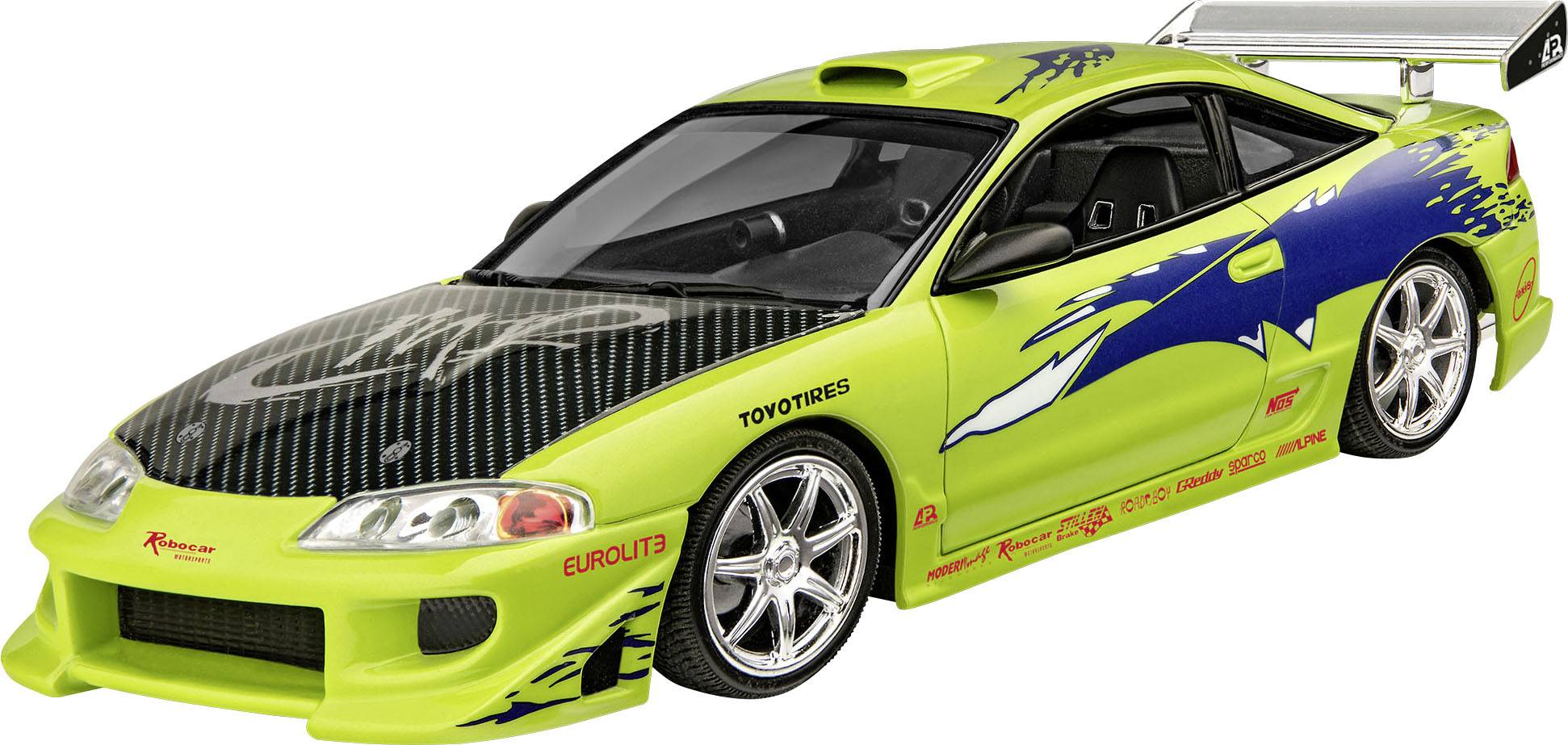 Revell RV 1:25 Fast & Furious Brian's 1995 Mitsubishi Eclipse 1:25 Modèle réduit de voiture