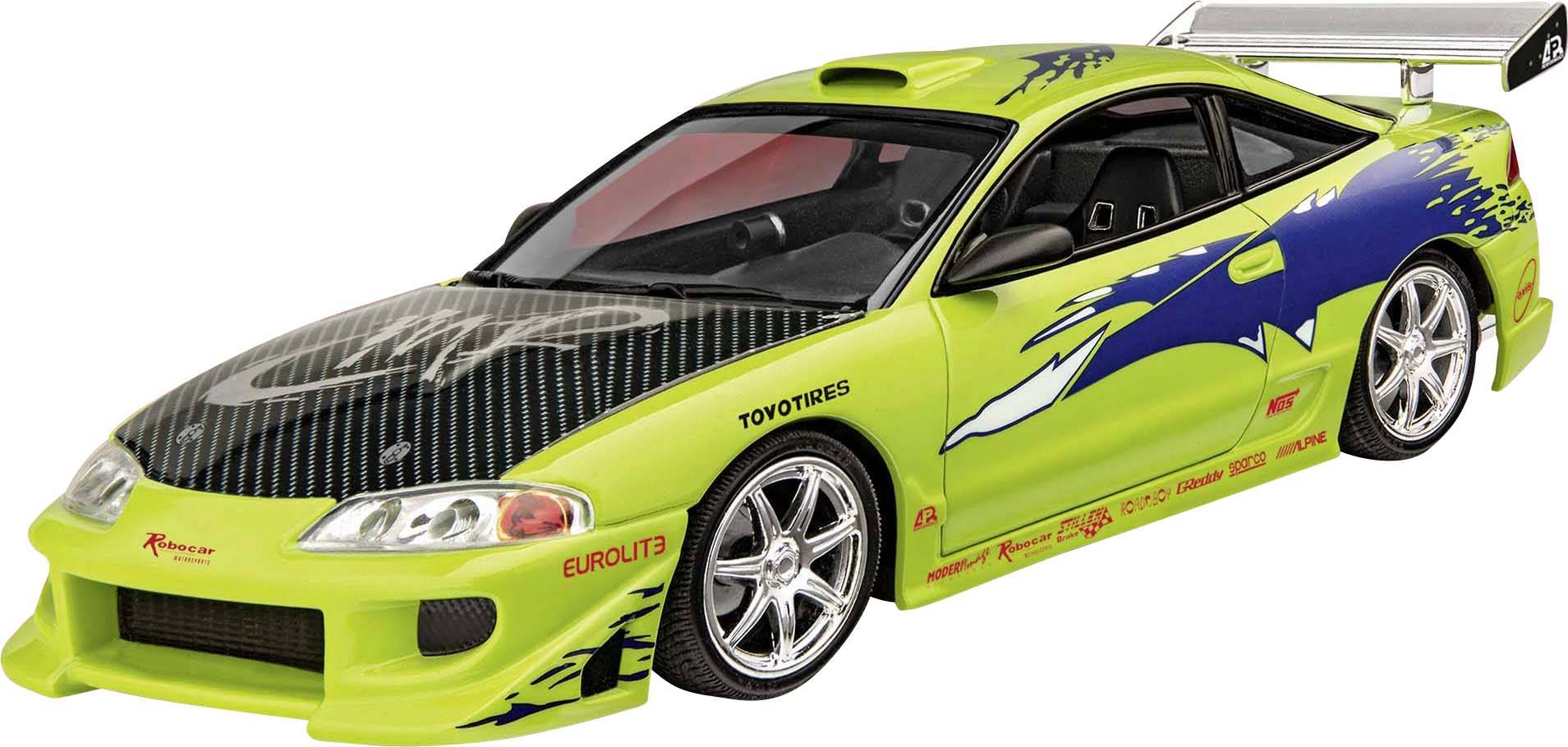 Revell RV 1:25 Fast & Furious Brian's 1995 Mitsubishi Eclipse 1:25 Modèle réduit de voiture