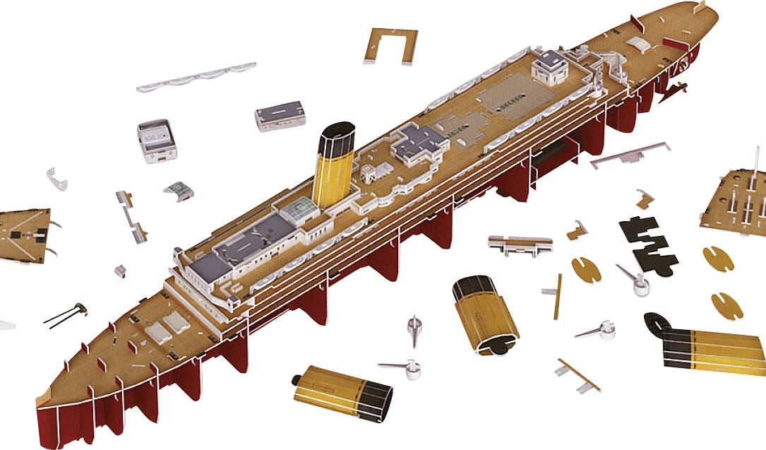 Puzzle 3D RMS Titanic - Edition LED 00154 RV 3D-Puzzle RMS Titanic - LED Edition 1 pc(s)