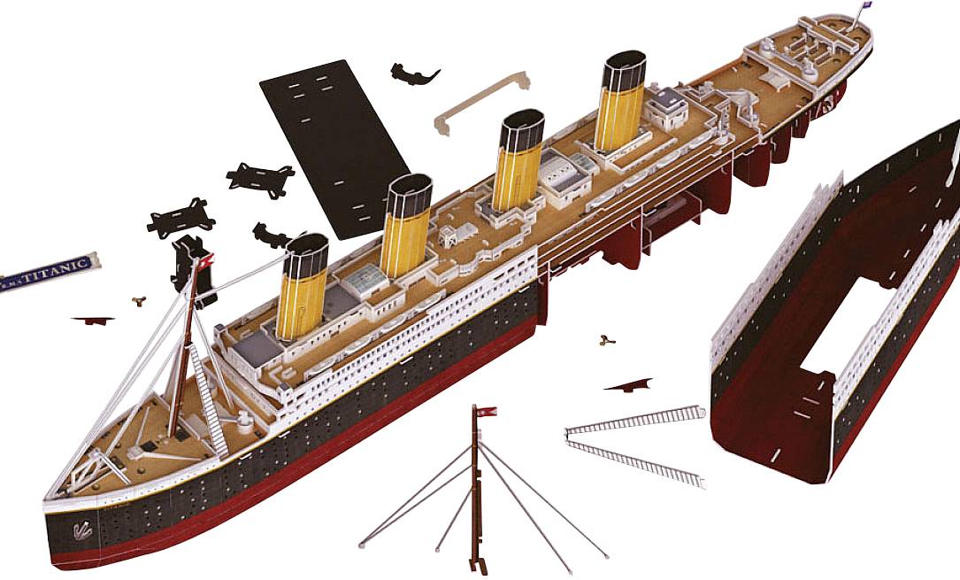 Puzzle 3D RMS Titanic - Edition LED 00154 RV 3D-Puzzle RMS Titanic - LED Edition 1 pc(s)