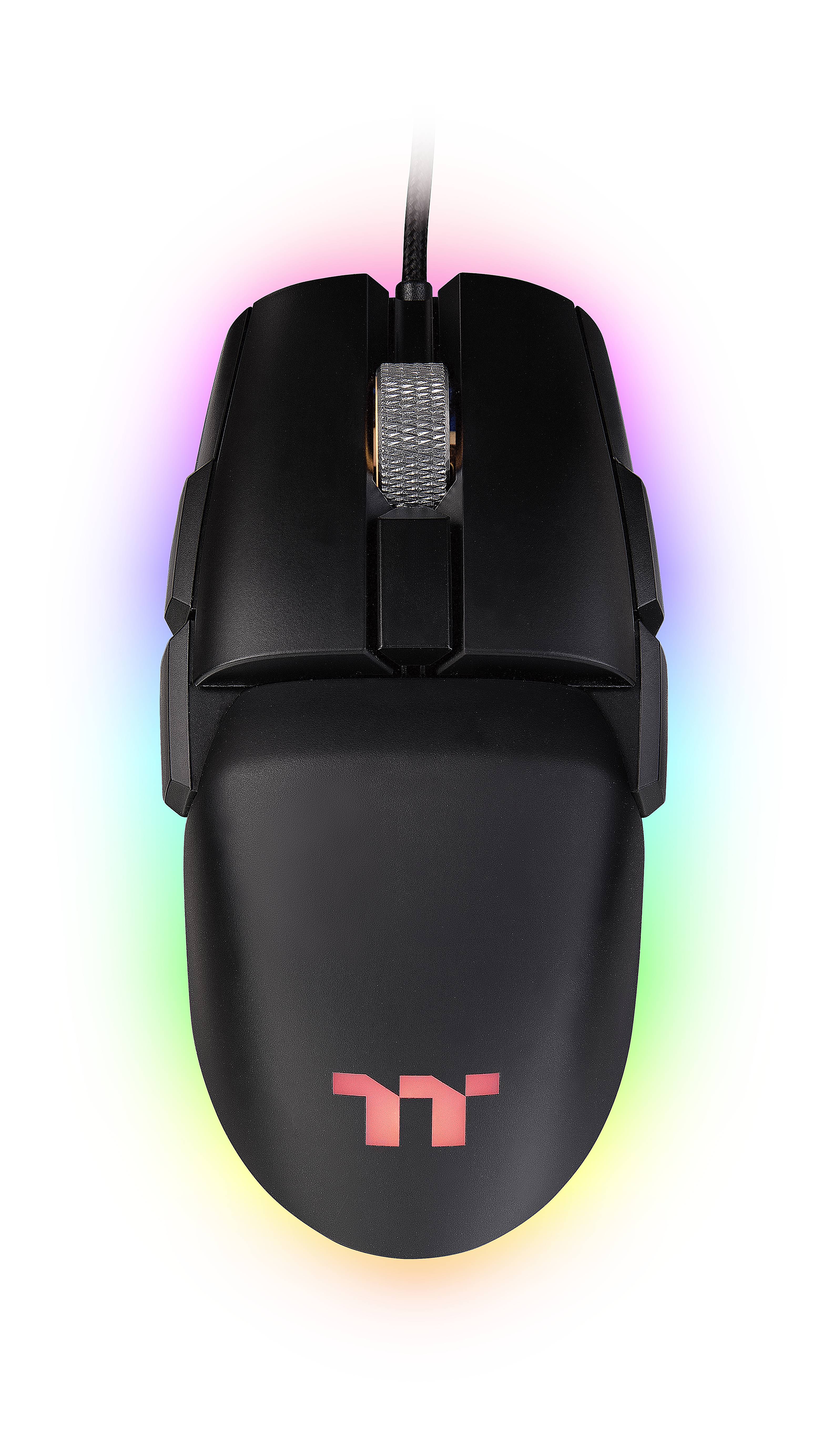 Thermaltake Argent M5 RGB Gaming Mouse Souris de gaming USB optique noir 8 Boutons 16000 dpi éclairé