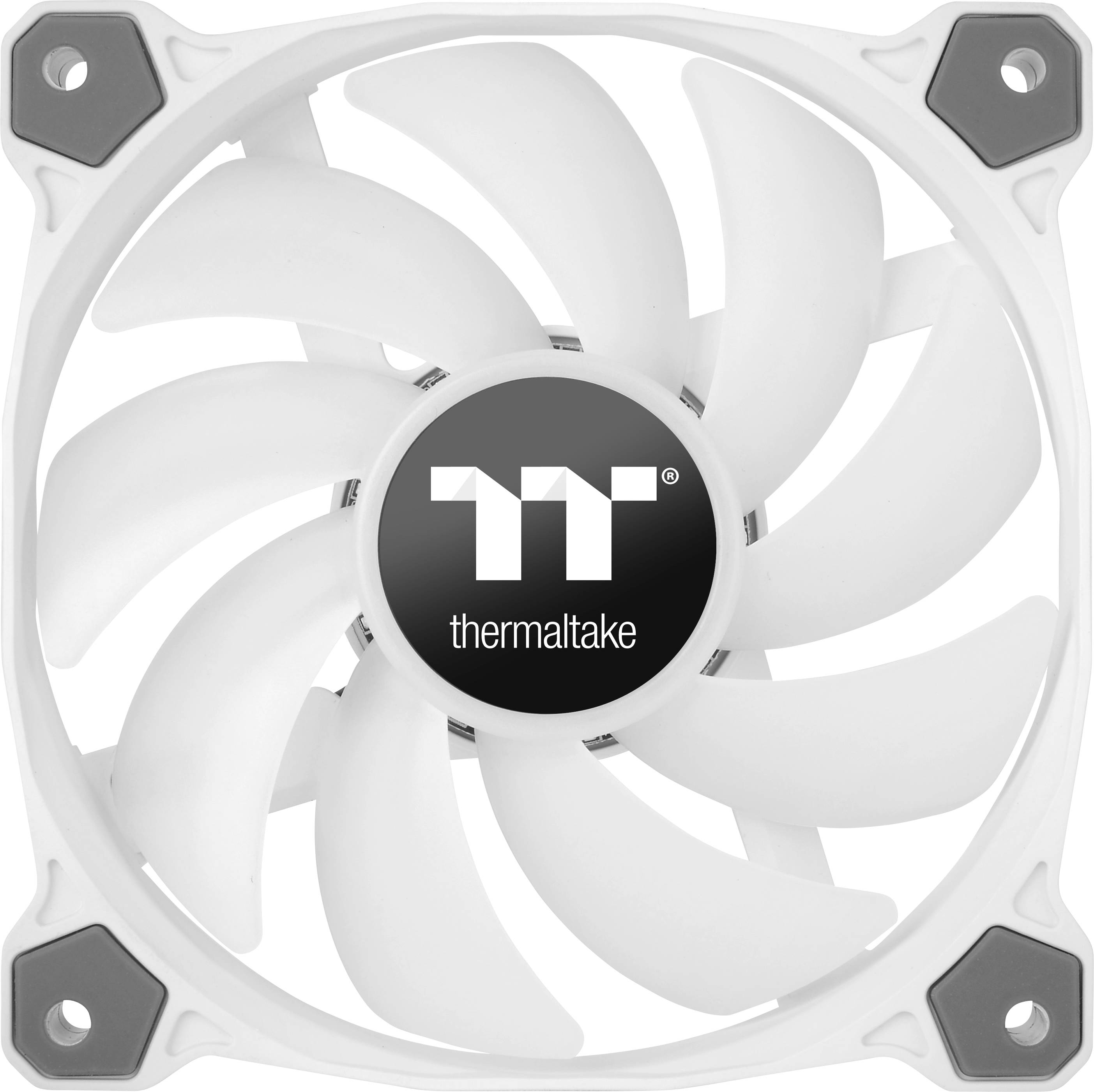 Thermaltake Pure 12 ARGB Sync Radiator Fan White TT Premium Edition Ventilateur pour PC blanc, RVB (l x H x P) 120 x 25 x 120 mm