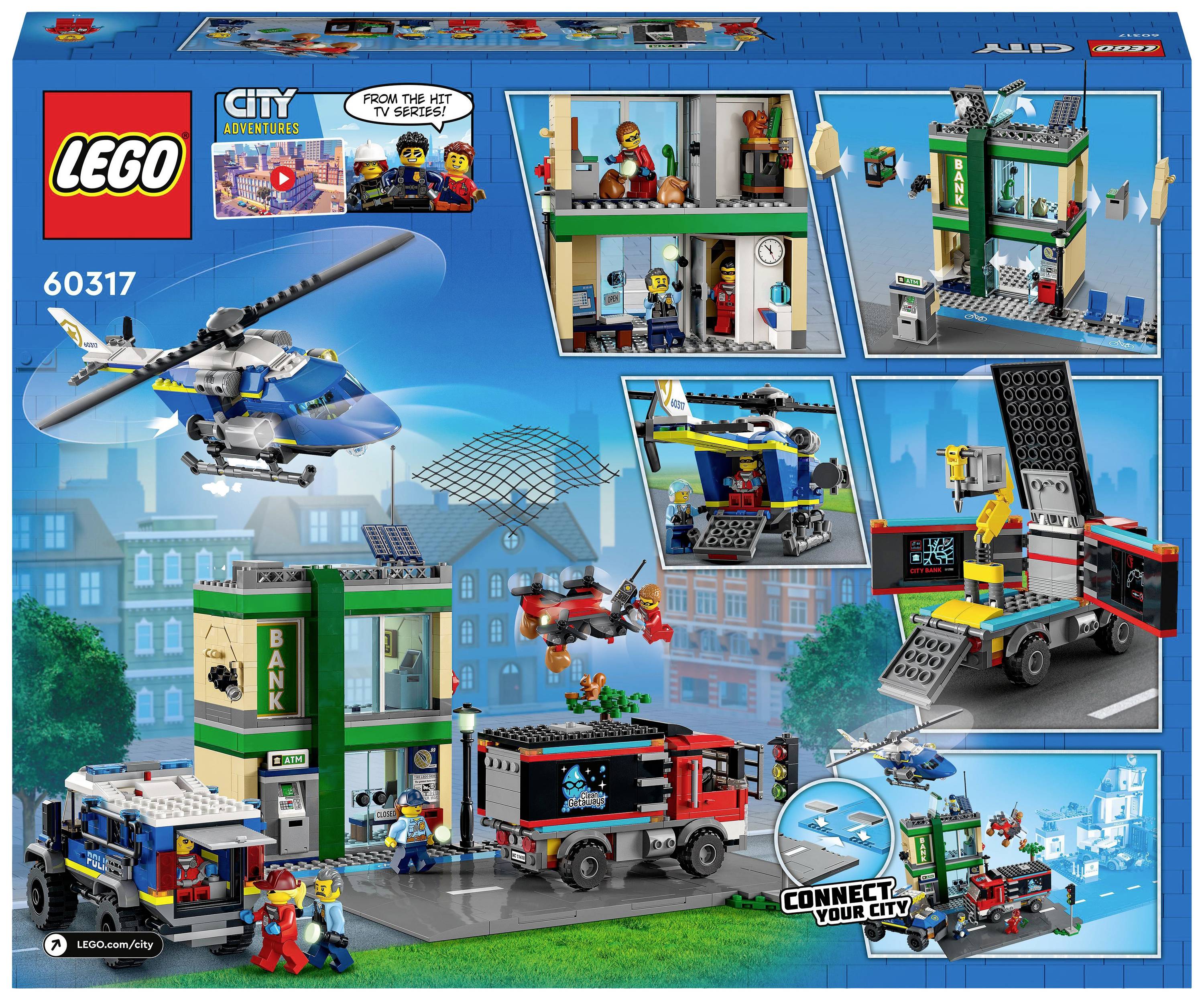 60317 LEGO® CITY Transfert bancaire avec poursuite