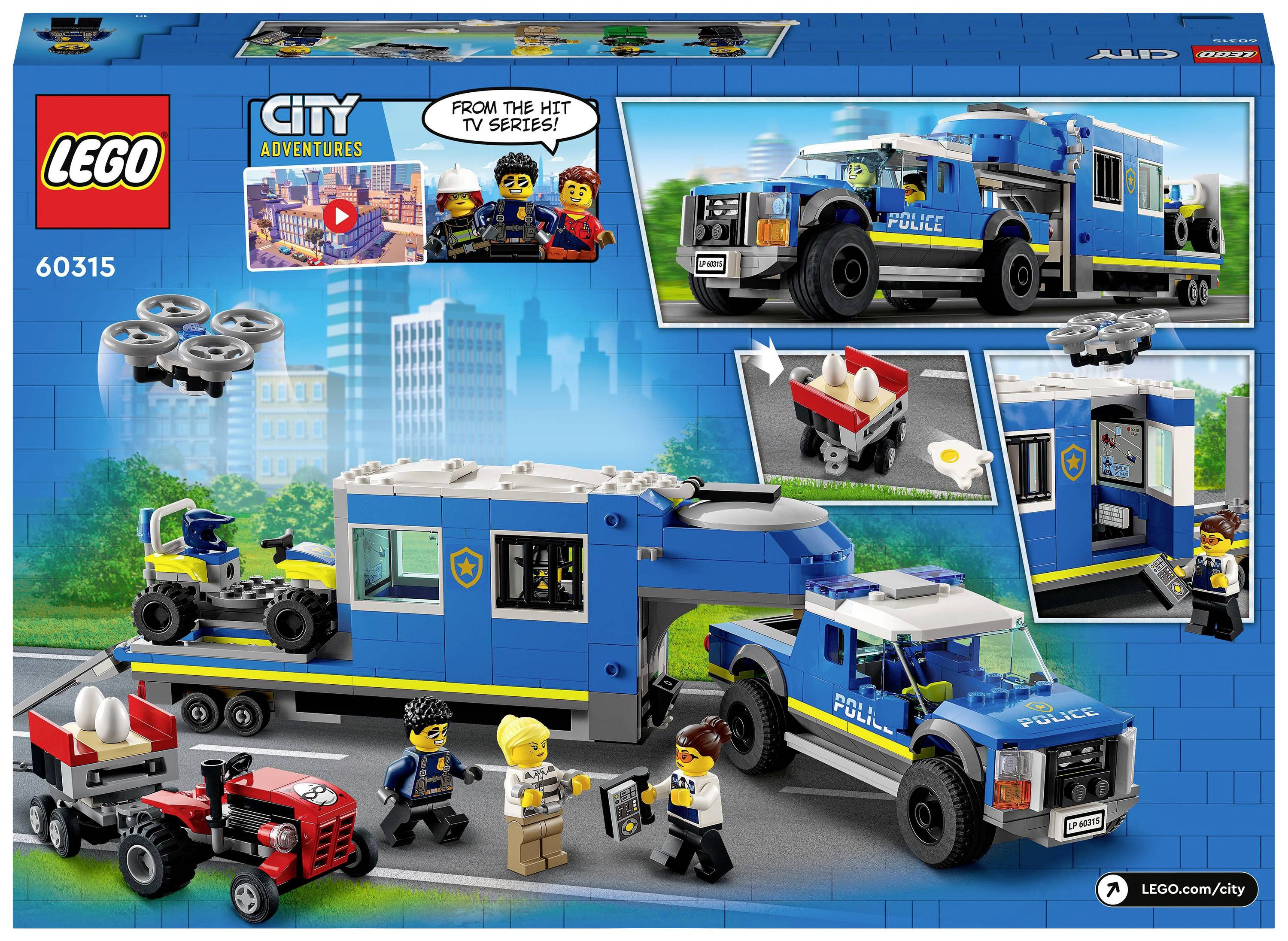 60315 LEGO® CITY Centre d'intervention de la police mobile