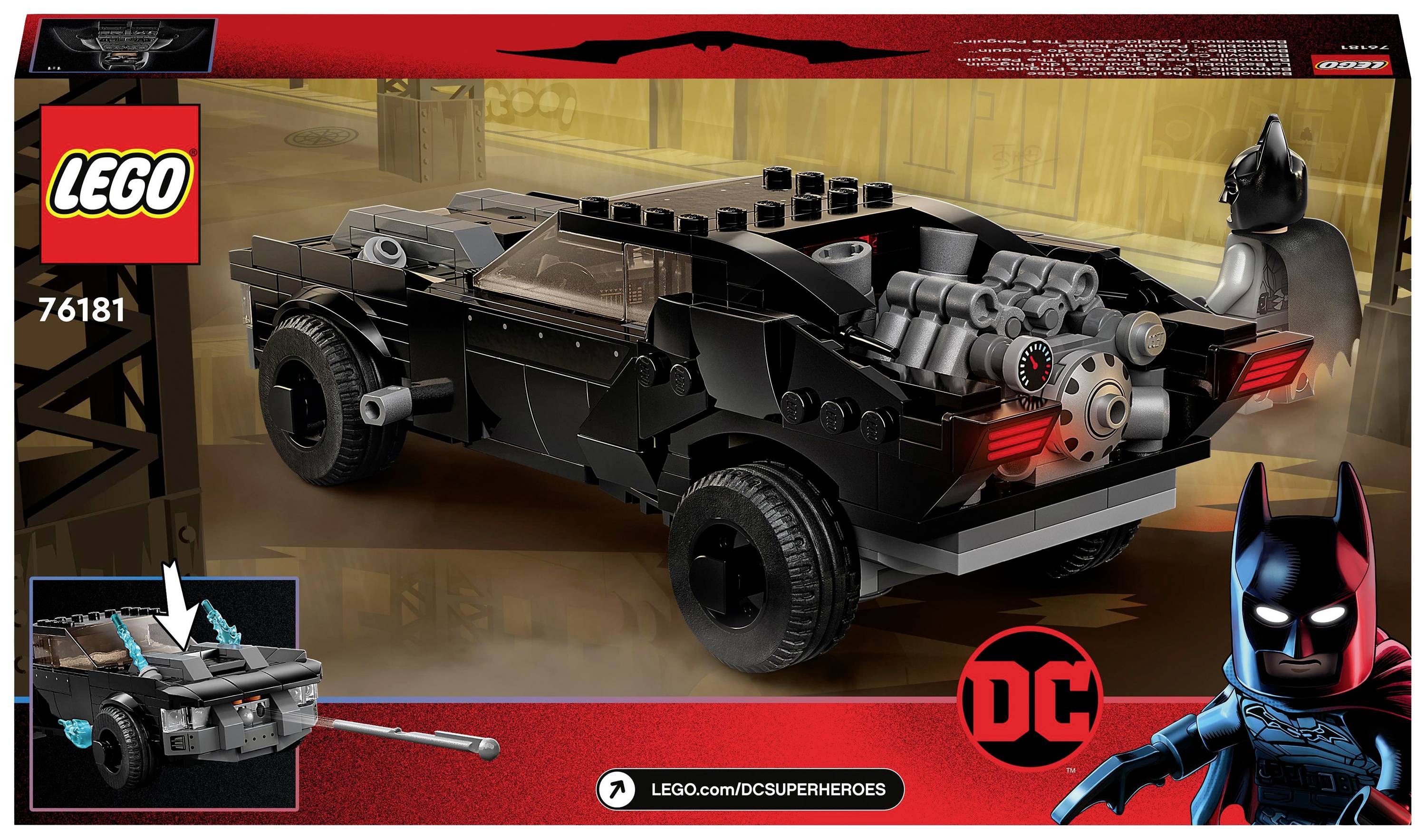 76181 LEGO® DC COMICS SUPER HEROES Batmobile : suivi du pingouin