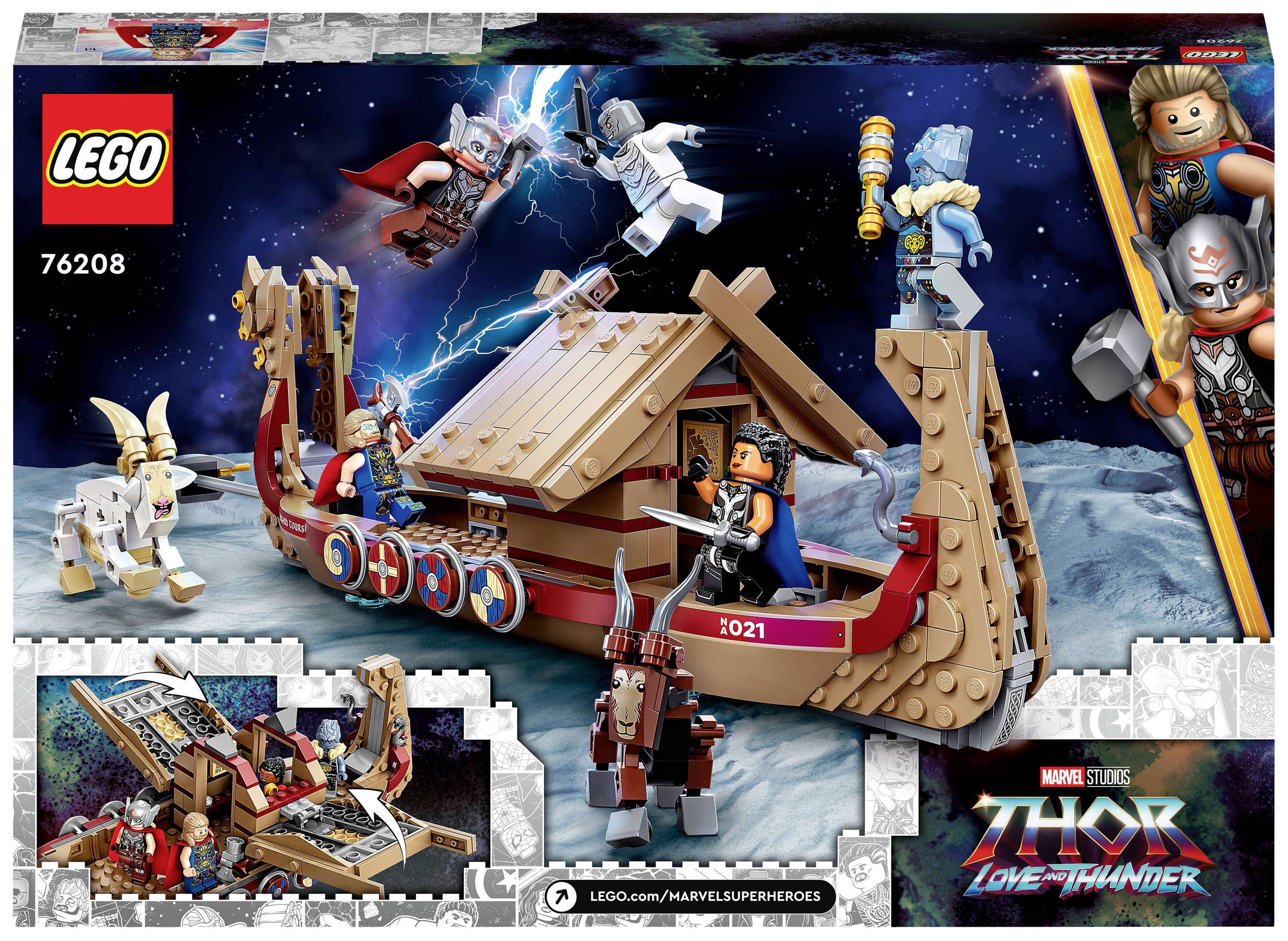 76208 LEGO® MARVEL SUPER HEROES Le bateau de chèvre