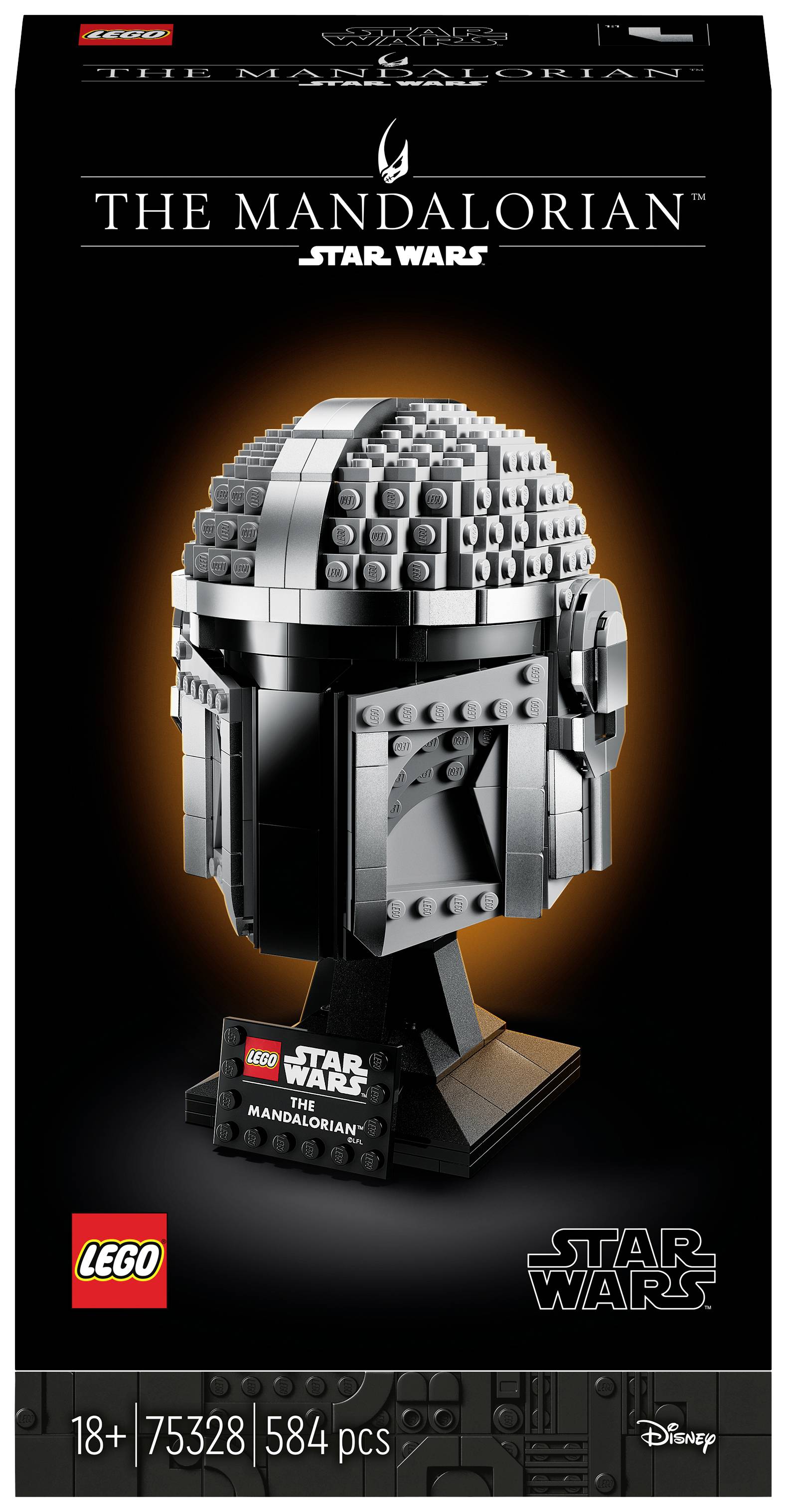 Le casque du Mandalorien LEGO® STAR WARS™ 75328