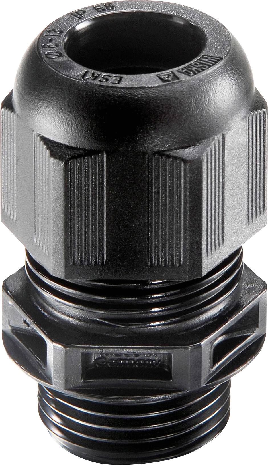 Wiska 10110703 Presse-étoupe résistant aux chocs, avec décharge de traction, avec joint M40 Polyamide noir (RAL 9005) 10 pc(s)