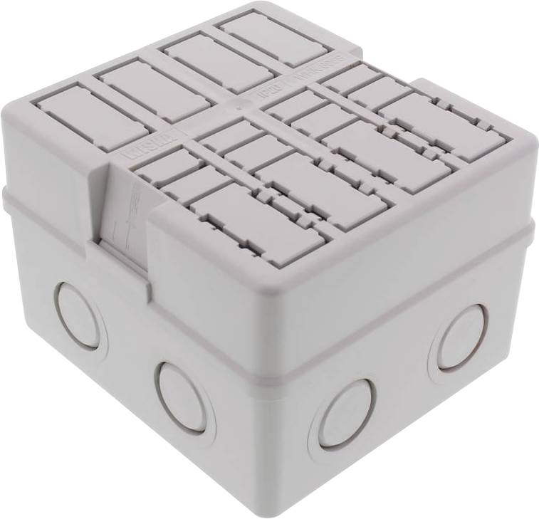 Wiska 10105992 Boîte de dérivation (L x l x H) 108 x 98 x 72 mm gris 5 pc(s)