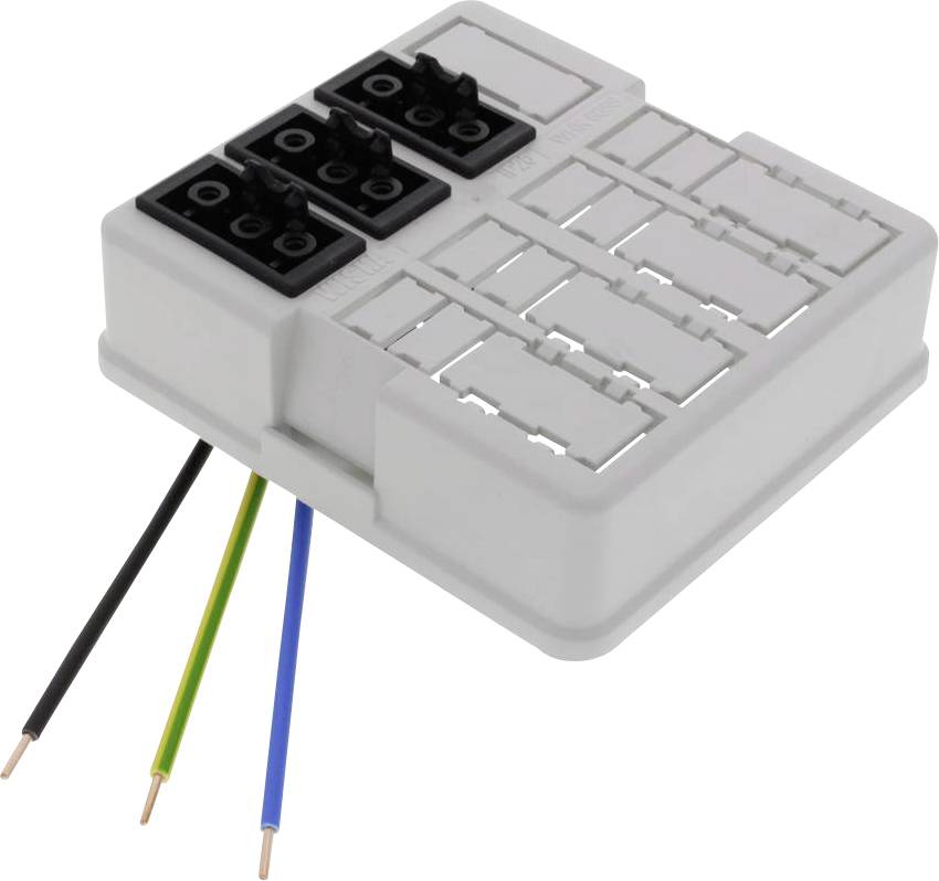 Wiska 10106021 Couvercle pour boîte de dérivation (L x l x H) 108 x 98 x 44 mm gris IP20 5 pc(s)