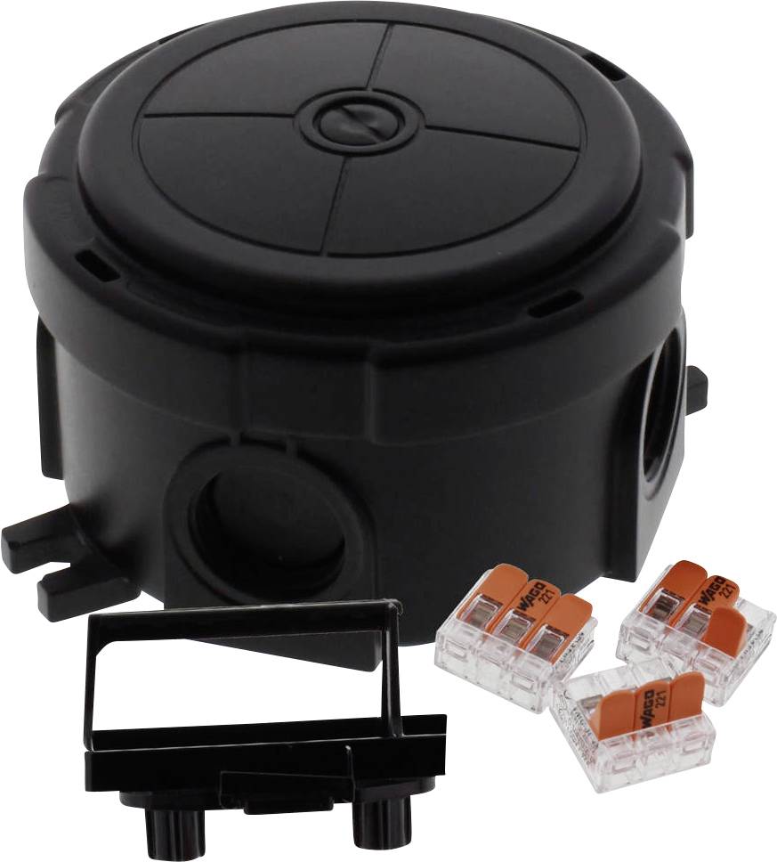 Wiska 10110636 Boîte de dérivation (L x l x H) 100 x 89 x 57 mm noir IP66/IP67 5 pc(s)
