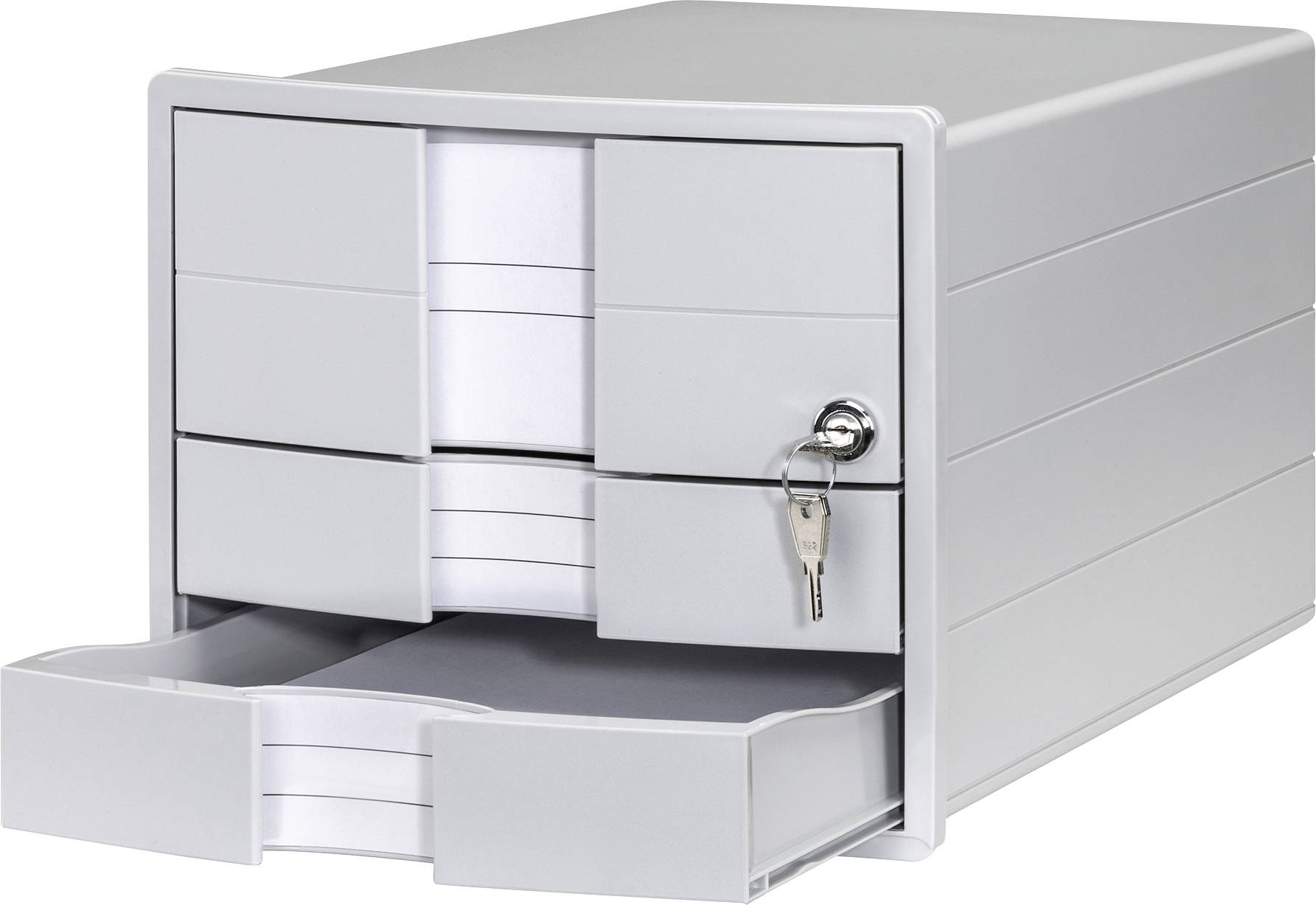 HAN IMPULS 1018-11 Caisson à tiroirs gris DIN A4, DIN C4 Nombre de tiroirs: 3