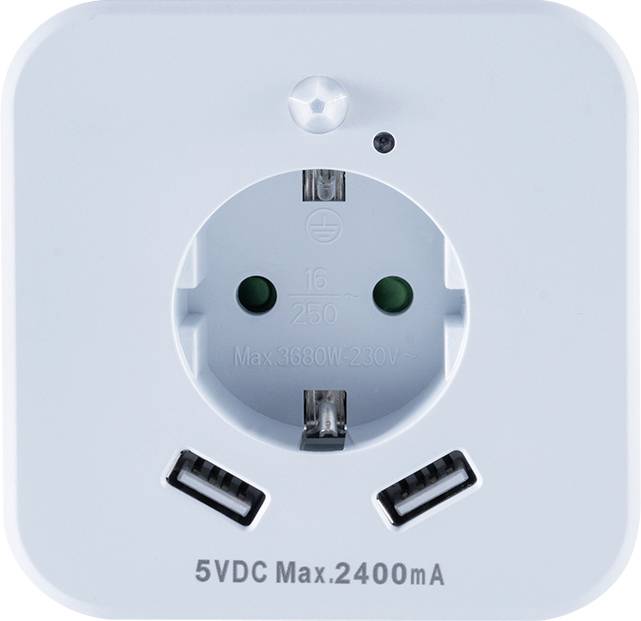 Veilleuse LED avec détecteur de mouvement InnTec SLED02 LED blanc chaud blanc