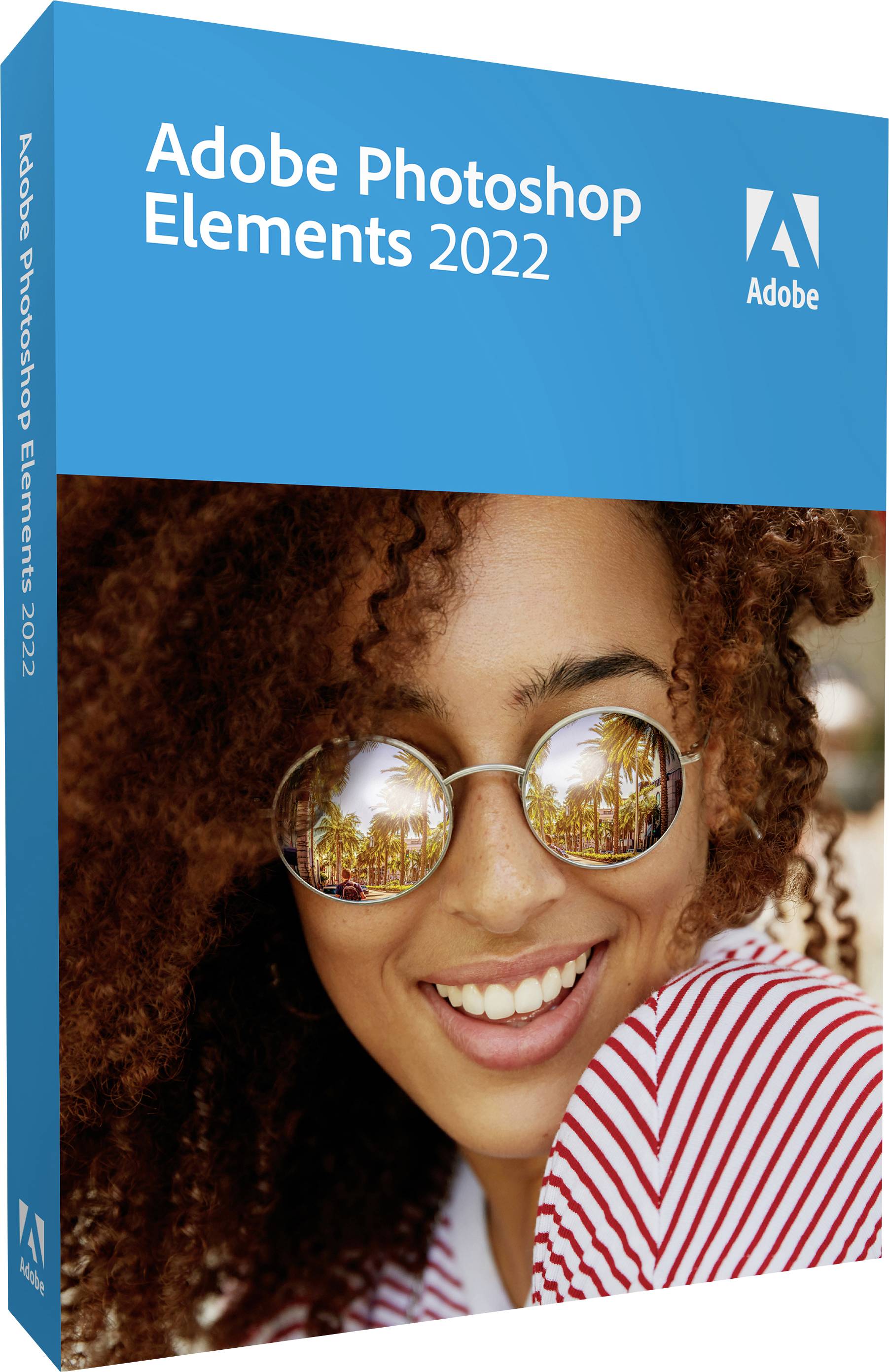 Adobe Photoshop Elements 2022 version complète, 1 licence Windows, Mac Logiciel de retouche photo