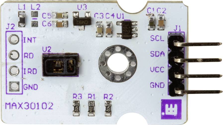 WPSE473 Max30102 fréquence cardiaque et capteur d'oxygène