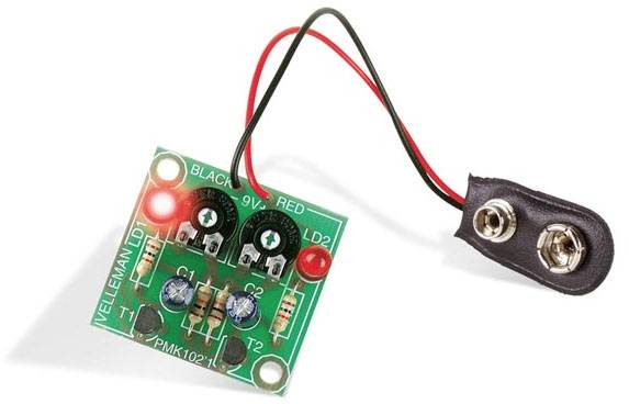 Kit LED Whadda WSI102, boîtier de soudage LED clignotant
