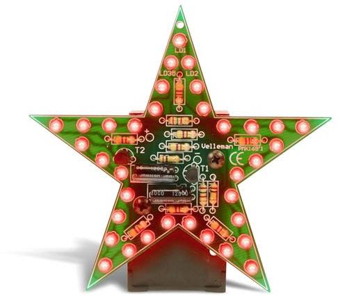 Kit de LED Wbadda WSSA169R étoile LED rouge clignotante