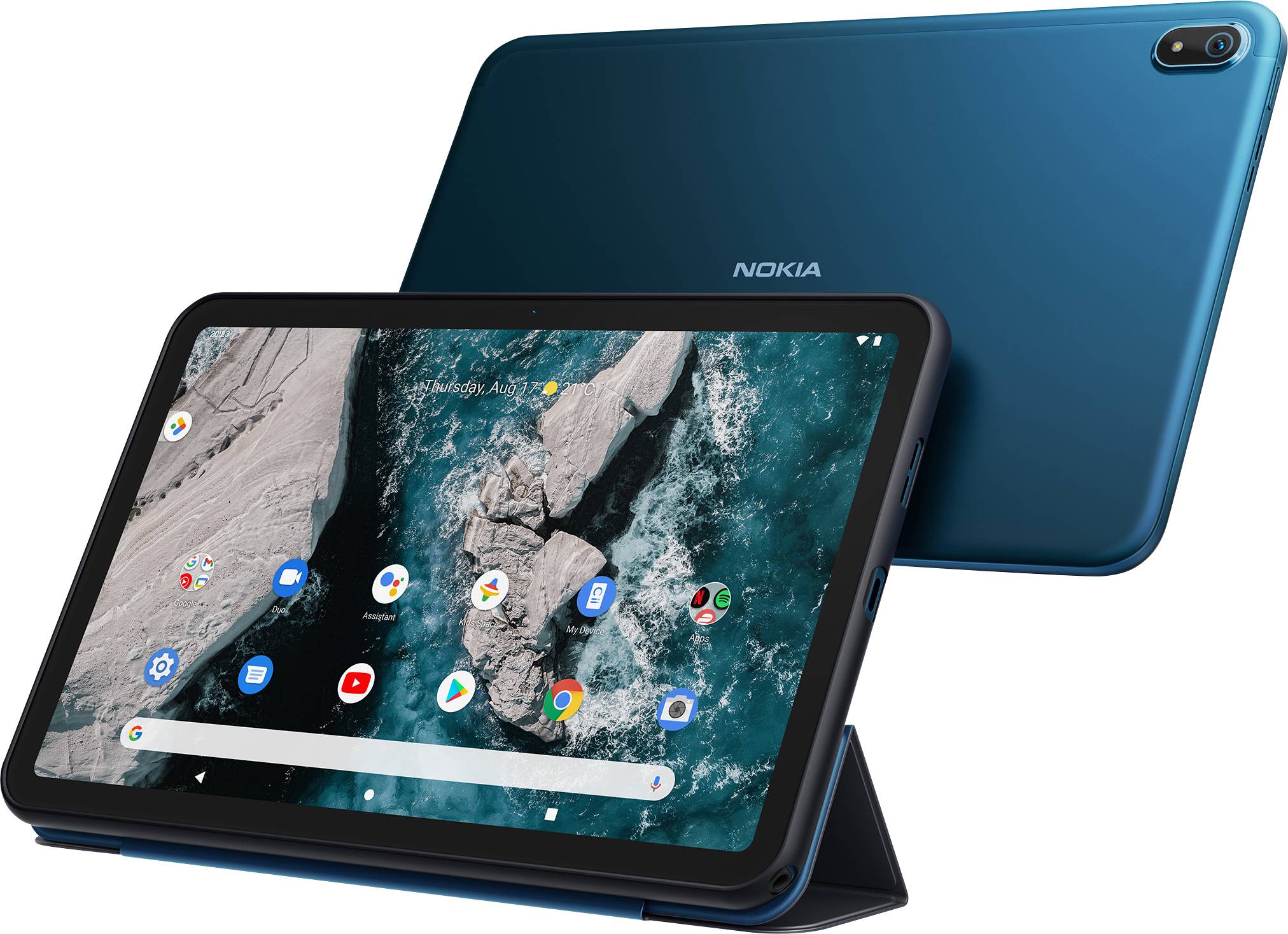 Tablette Android Nokia T20 LTE/4G, WiFi 64 GB bleu translucide 26.4 cm 10.4 pouces() 1.8 GHz, 1.8 GHz Android™ 11 2000 x 1200