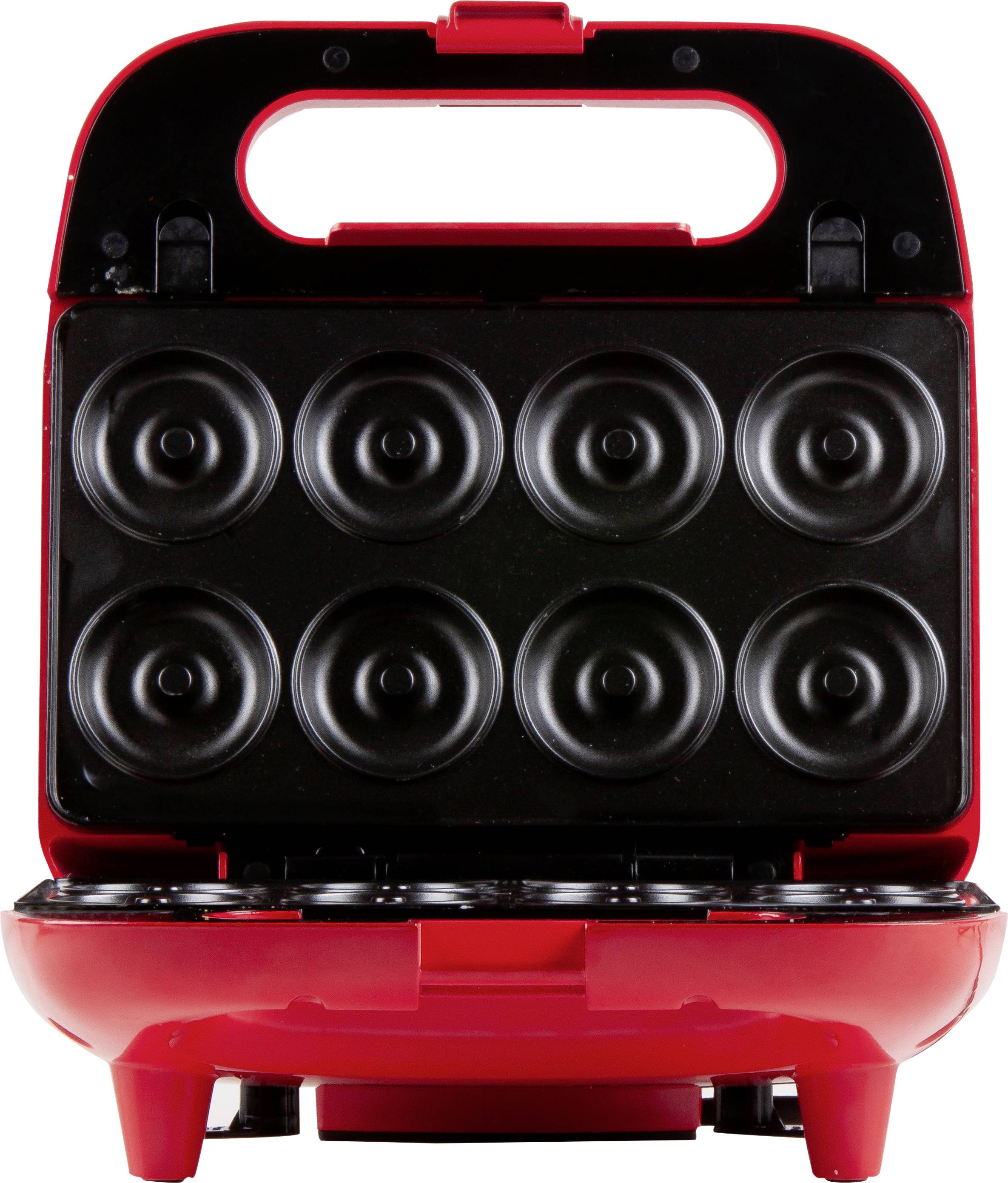 DOMO Snack Party 5in1 Appareil à croque-monsieur boîtier Cool-Touch, revêtement anti-adhésif rouge