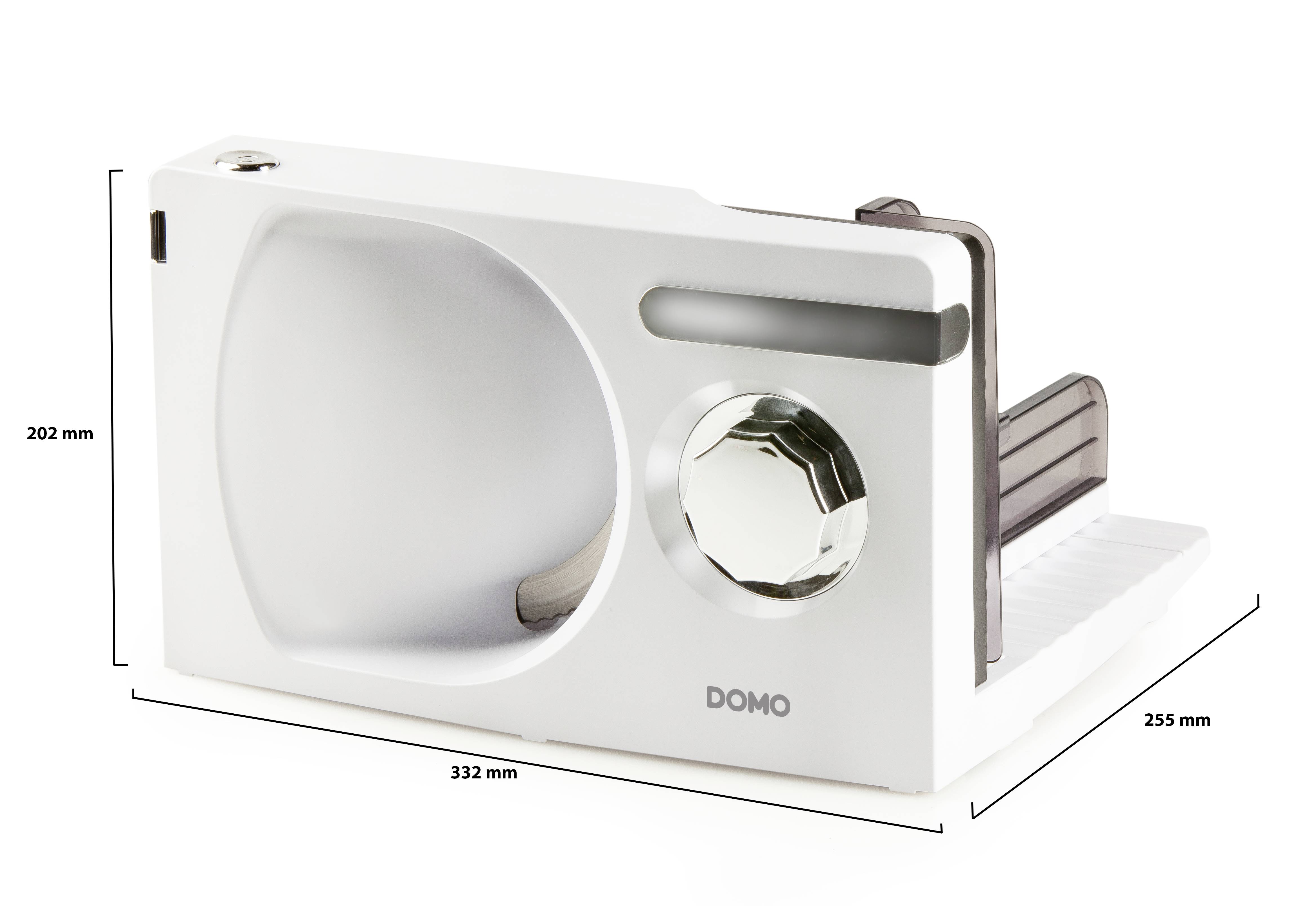 DOMO Trancheuse DO523S blanc, noir