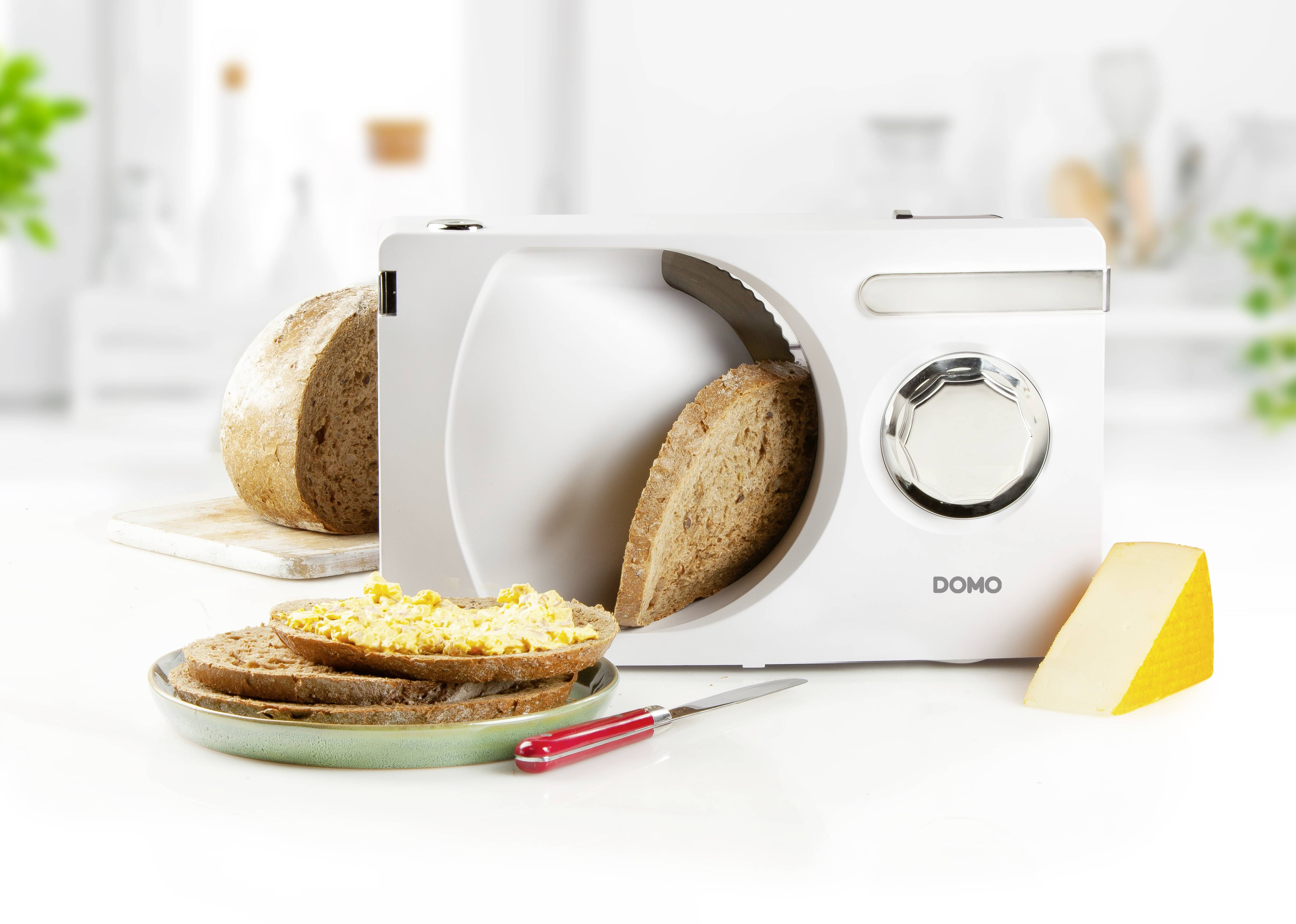 DOMO Trancheuse DO523S blanc, noir