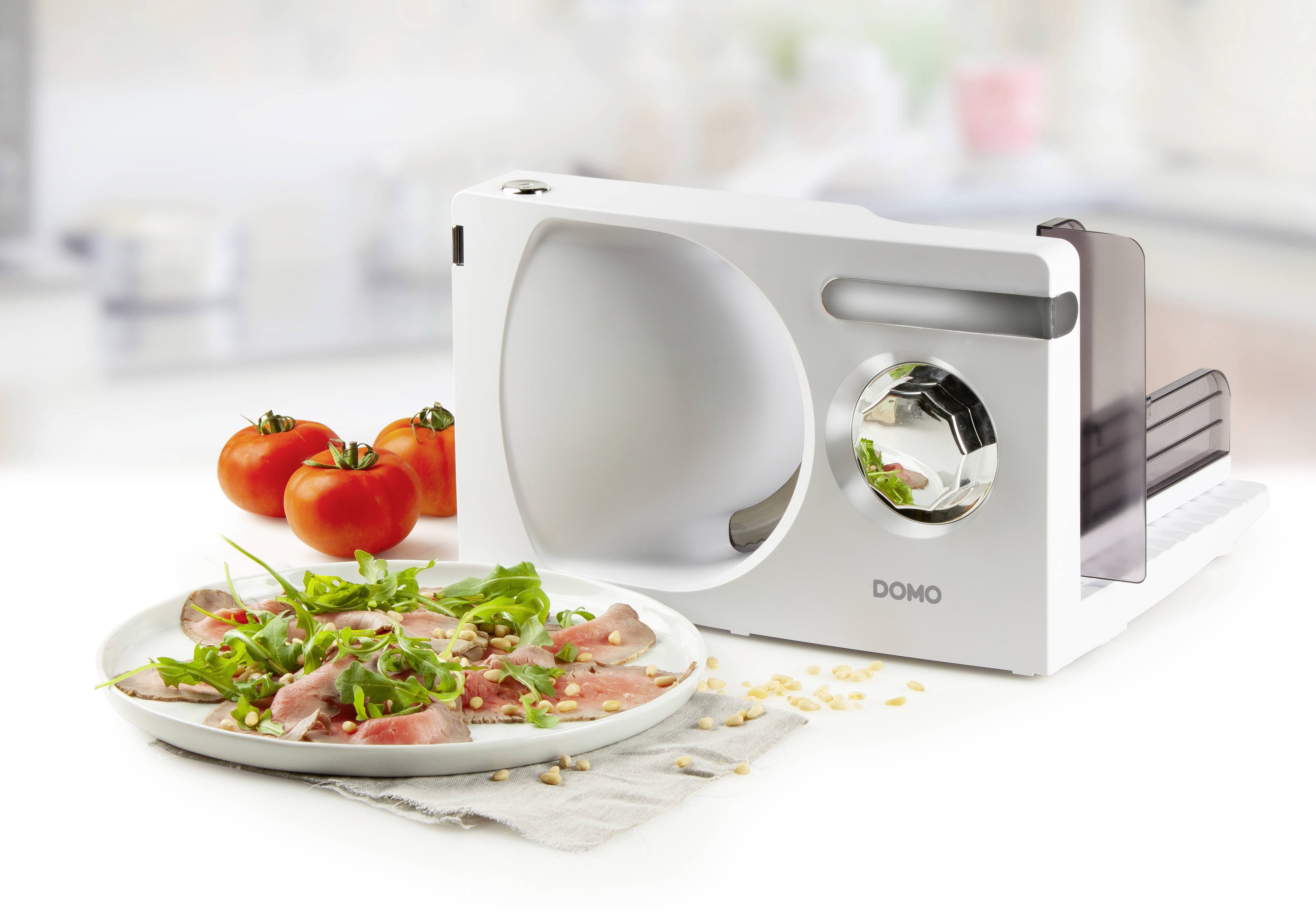 DOMO Trancheuse DO523S blanc, noir