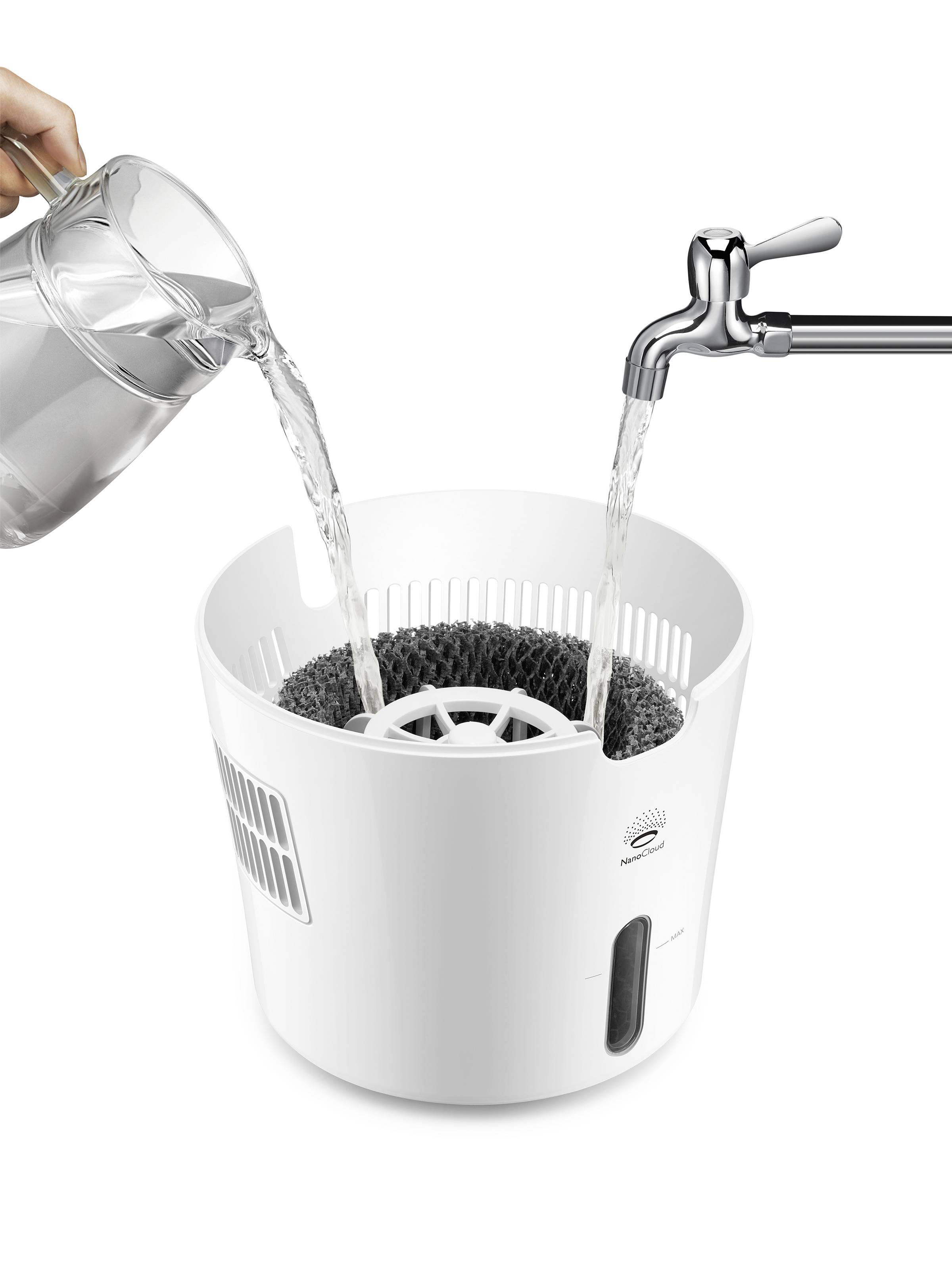 Philips HU4816/10 Humidificateur 1 pc(s) blanc