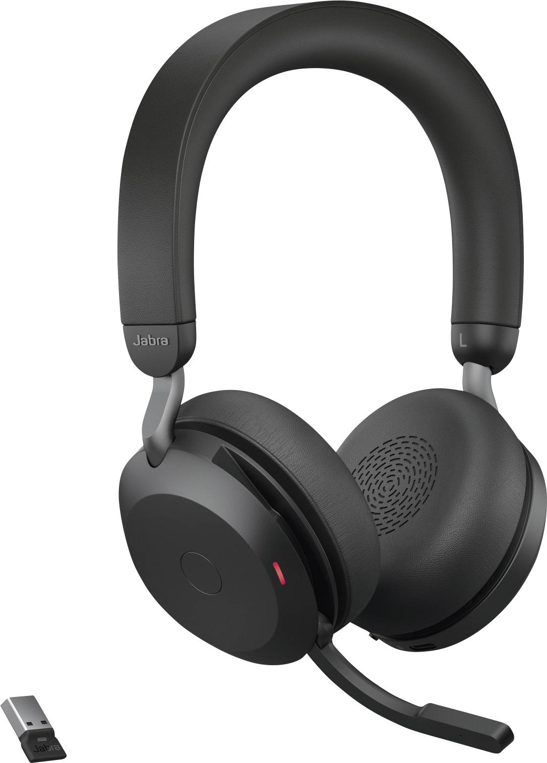Micro-casque supra-auriculaire Jabra Evolve2 75 téléphone Bluetooth, filaire Stereo noir Suppression du bruit du microphone