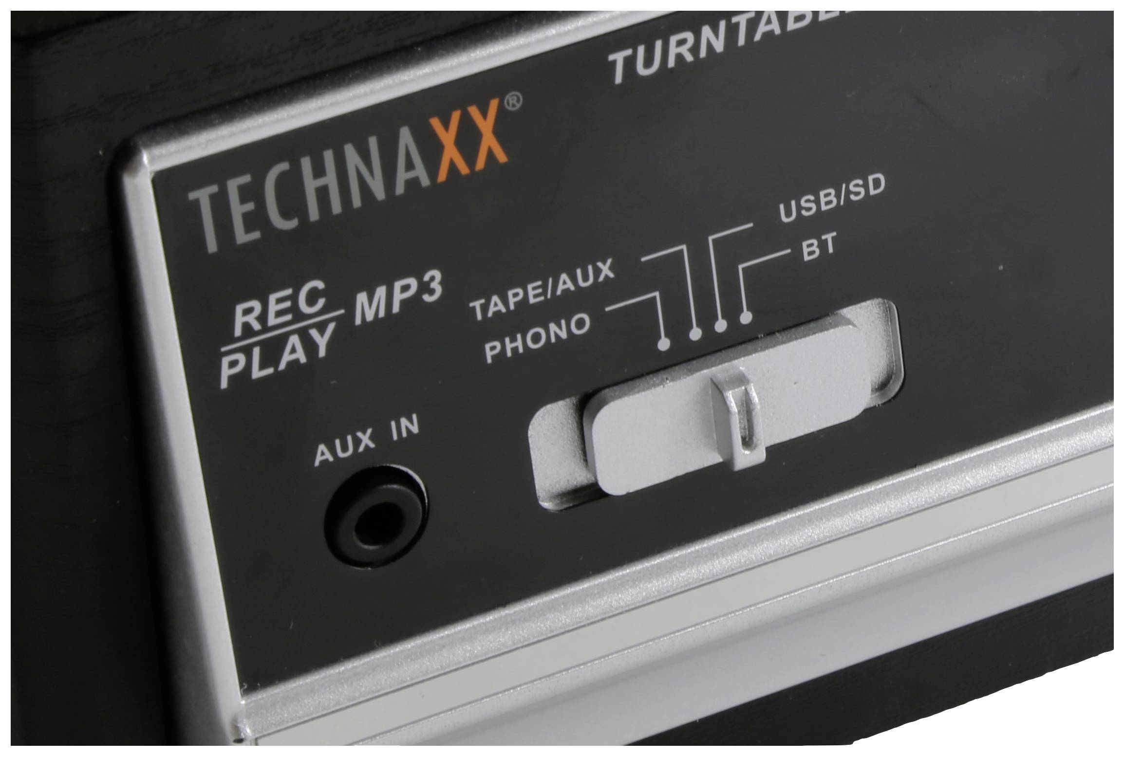 Technaxx TX-22+ Platine USB entraînement par courroie noir