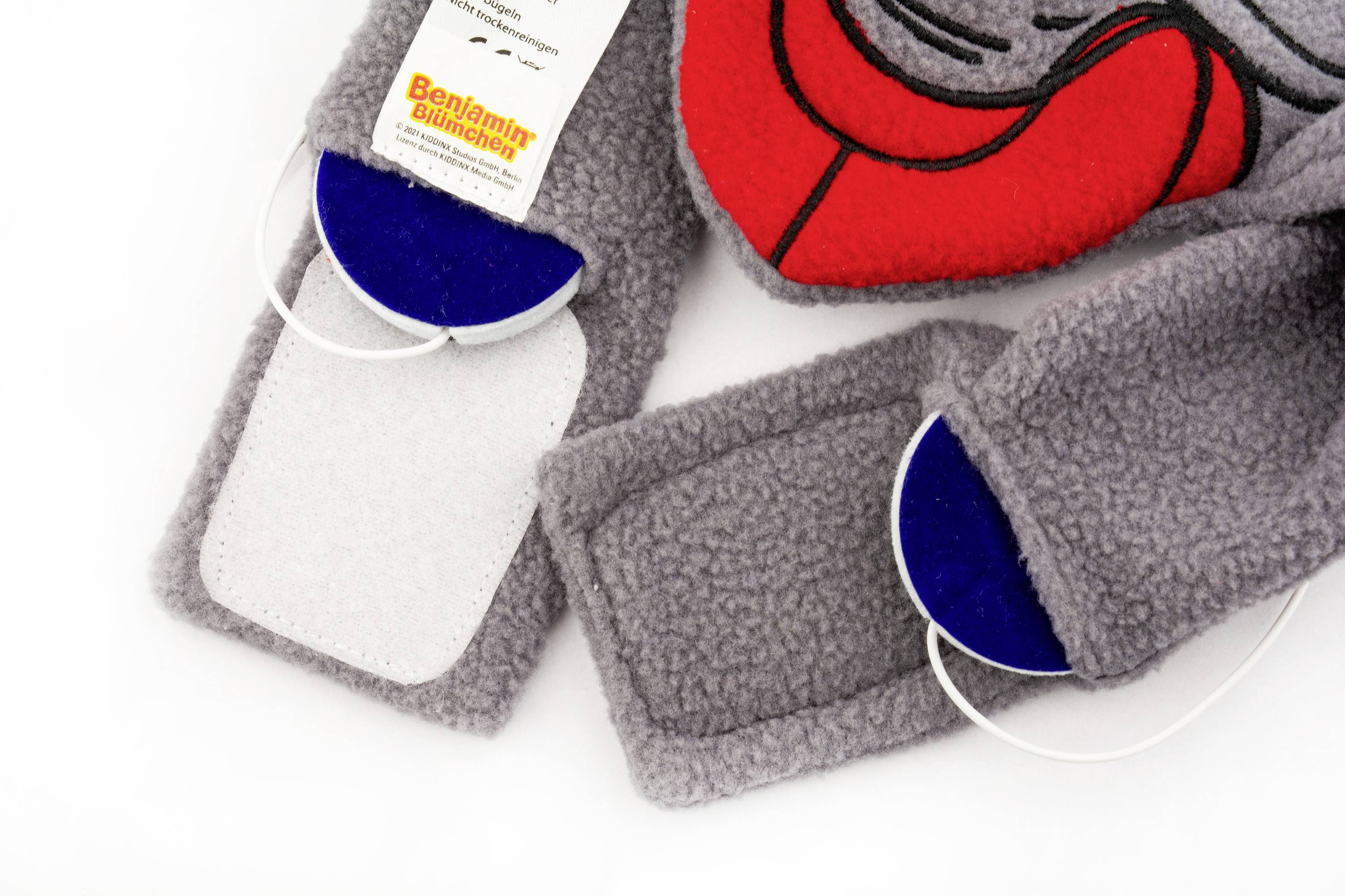 Technaxx Benjamin Blümchen Casque supra-auriculaire filaire gris bandeau, limitation de volume pour enfants