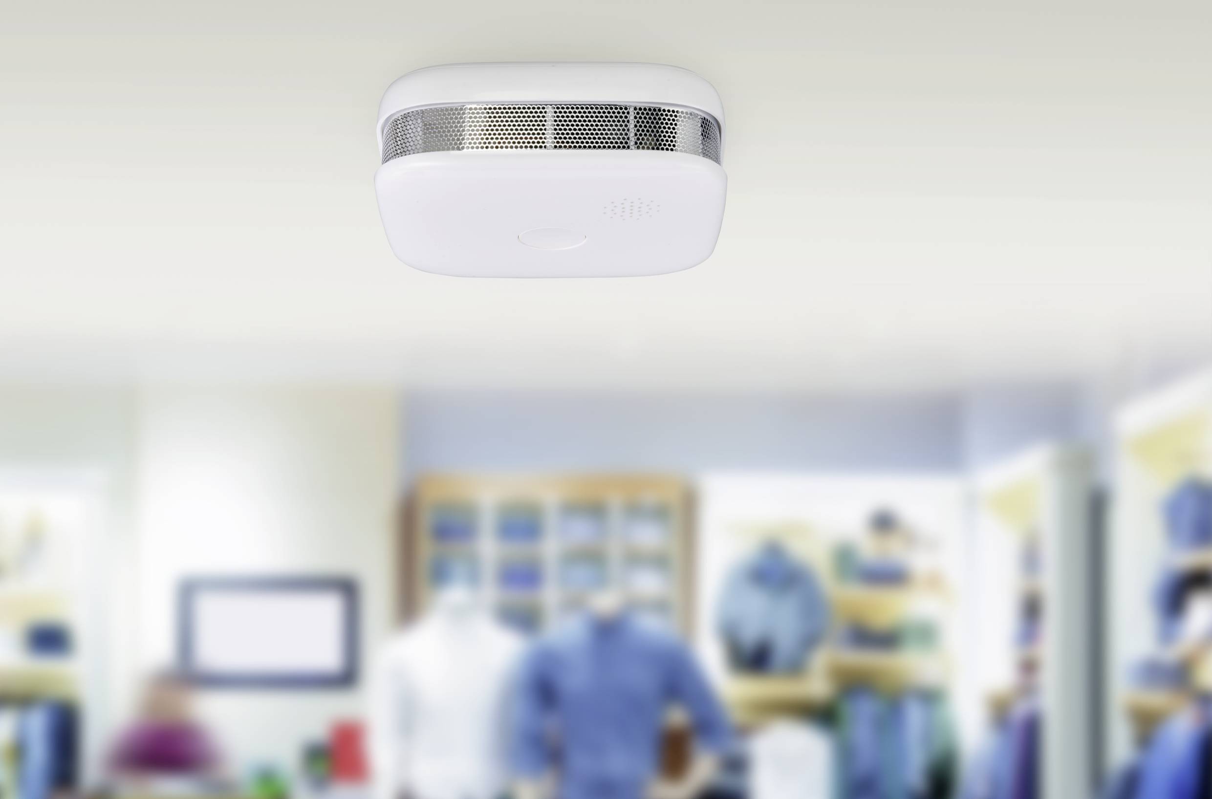 Sygonix WLAN Détecteur de fumée avec commande via une application à pile(s) (l x H x P) 76 x 76 x 29 mm